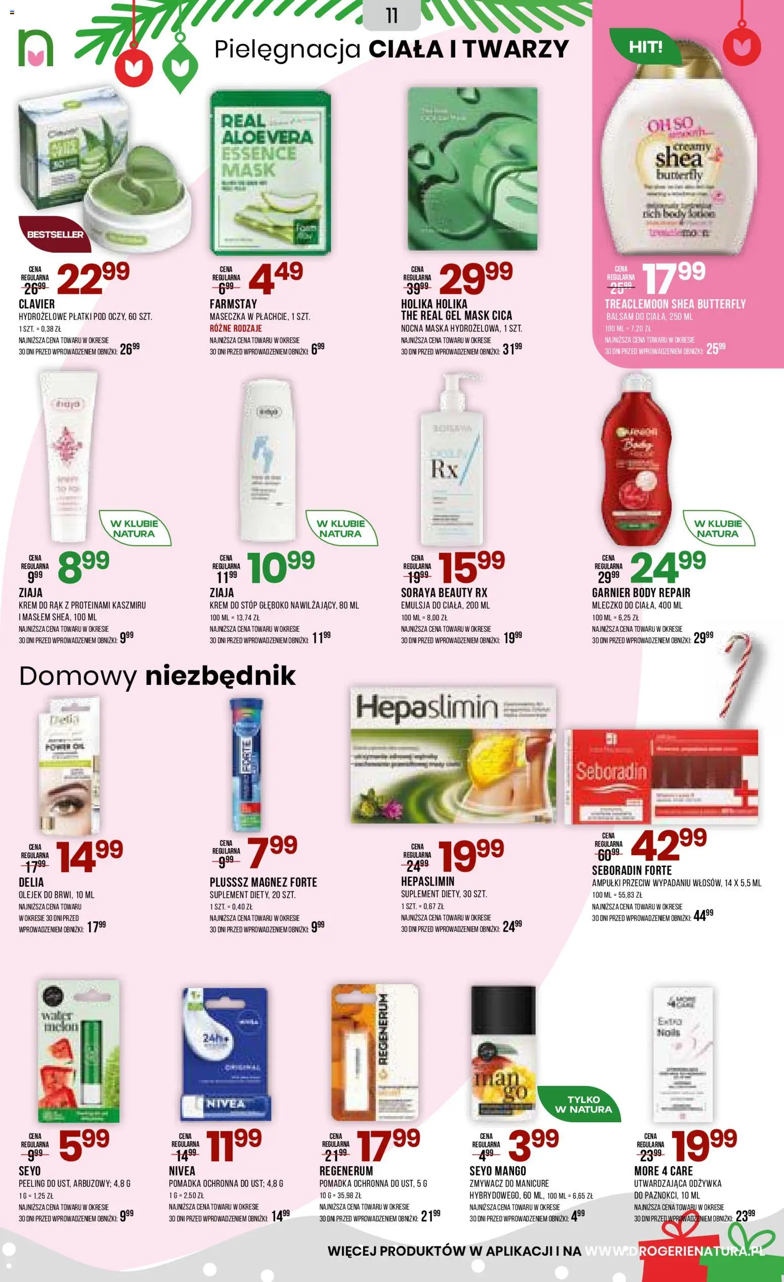 Drogerie Natura Black Friday od 27.11.2025 | Strona: 11 | Produkty: Mango, Pomadka, Maska, Ampułki