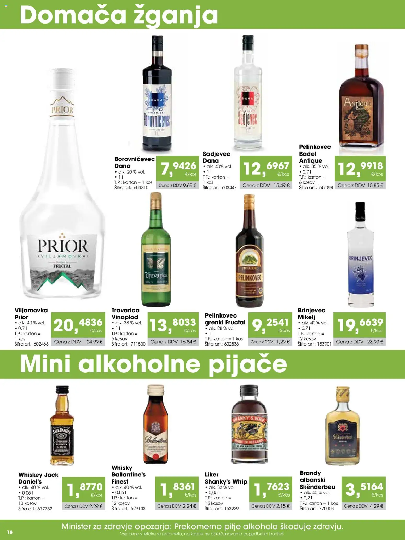 Novi Tuš katalog ponudbe – veljaven od 07.02.2026 | Stran: 18