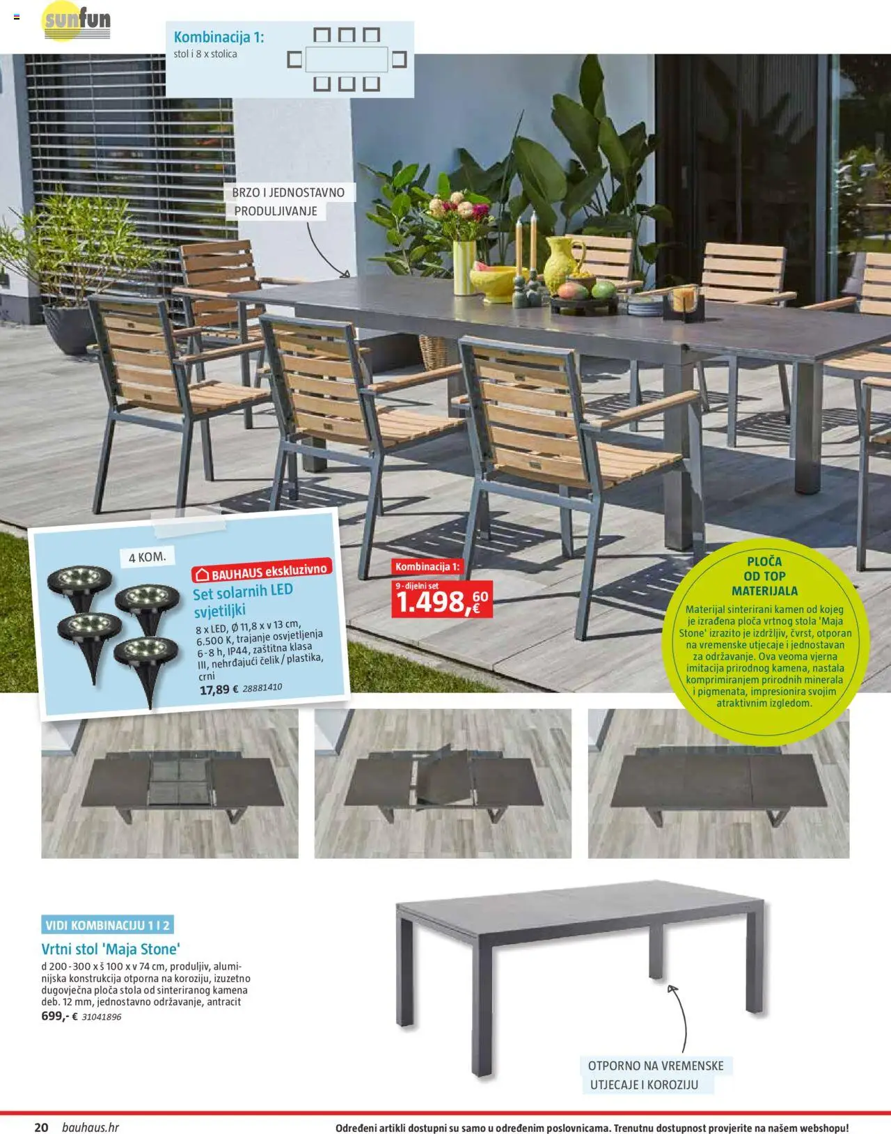 Bauhaus katalog | vrijedi od 06.10.2025 | Stranica: 20 | Proizvodi: Stol, Stolica
