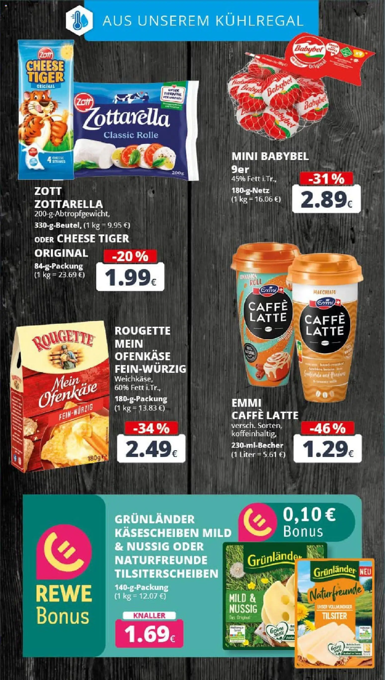Rewe prospekt Bergheim	 – gültig ab 26.10.2025 | Seite: 15 | Produkte: Grunlander, Babybel