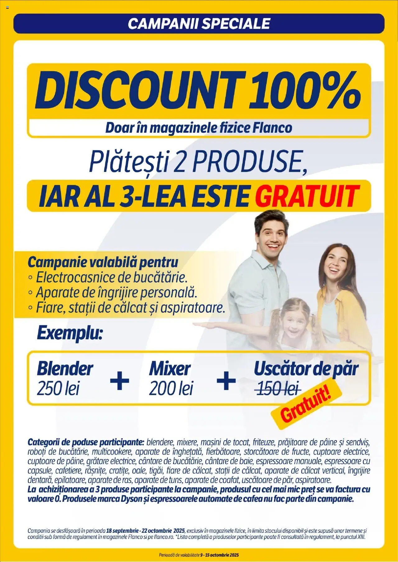 Noul catalog Flanco – valabil de la 09.10.2025 | Pagină: 13 | Produse: Uscător, Uscător De Păr, Pâine, Cafea