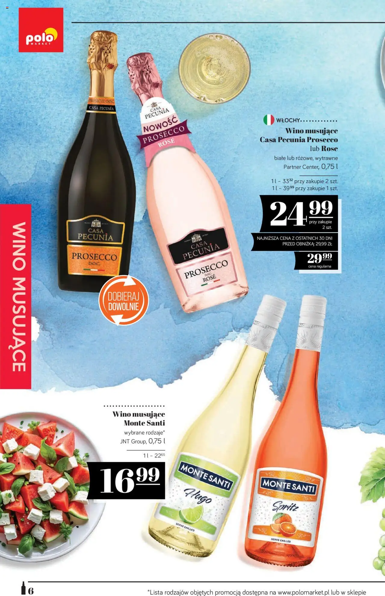 POLOmarket Katalog - Alkoholi od 22.08.2025 | Strona: 6 | Produkty: Monte Santi, Wino, Prosecco