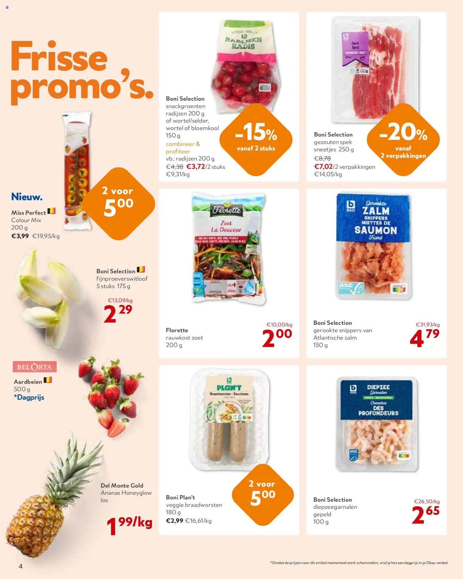 {H1} | Pagina: 4 | Producten: Ananas, Aardbeien, La, Bloemkool