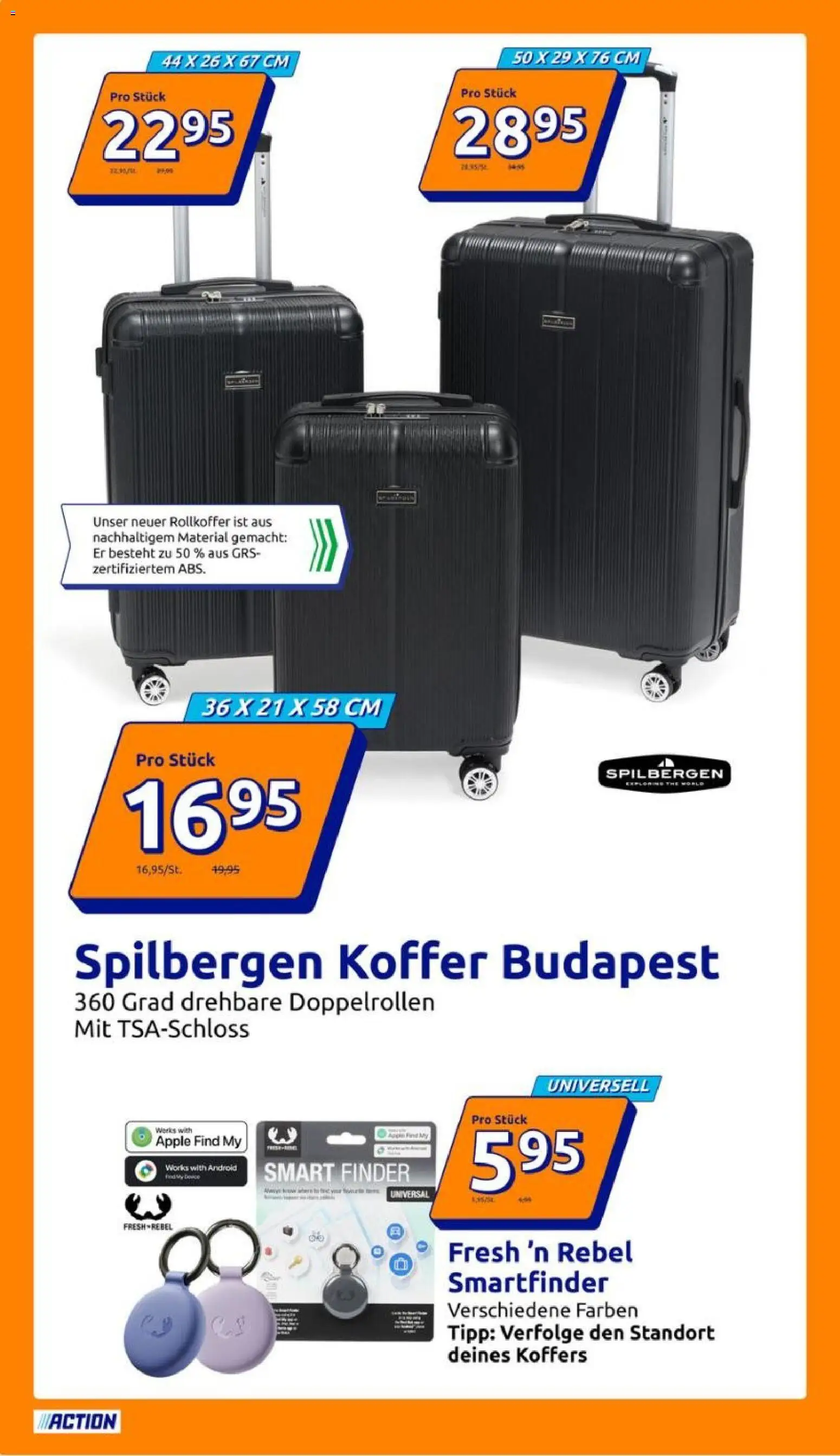 Action Flugblatt gültig ab 04.03.2026 | Seite: 16 | Produkte: Koffer, Apple