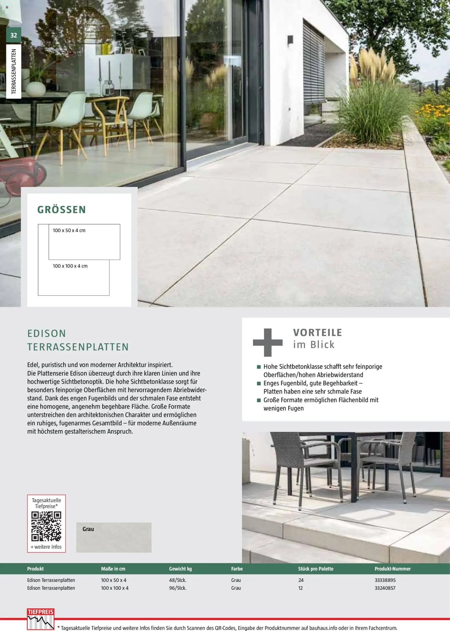 Bauhaus Gartenbaumaterialien gültig ab 01.04.2026 | Seite: 32 | Produkte: Gewicht