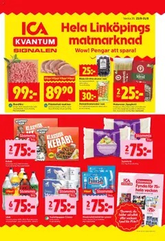 ICA Kvantum - Linköping - Förhandsvisning av reklamblad från butik ICA Kvantum aktuell från 25.08.2025