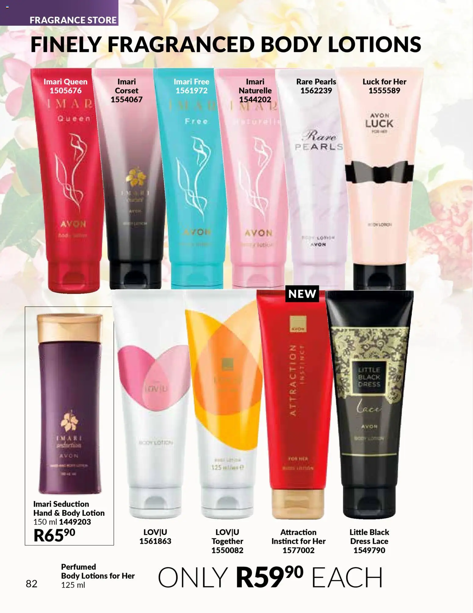 New Avon catalogue – valid from 31.01.2026 | Page: 82 | Products: Dress, Fragrance, Lotion