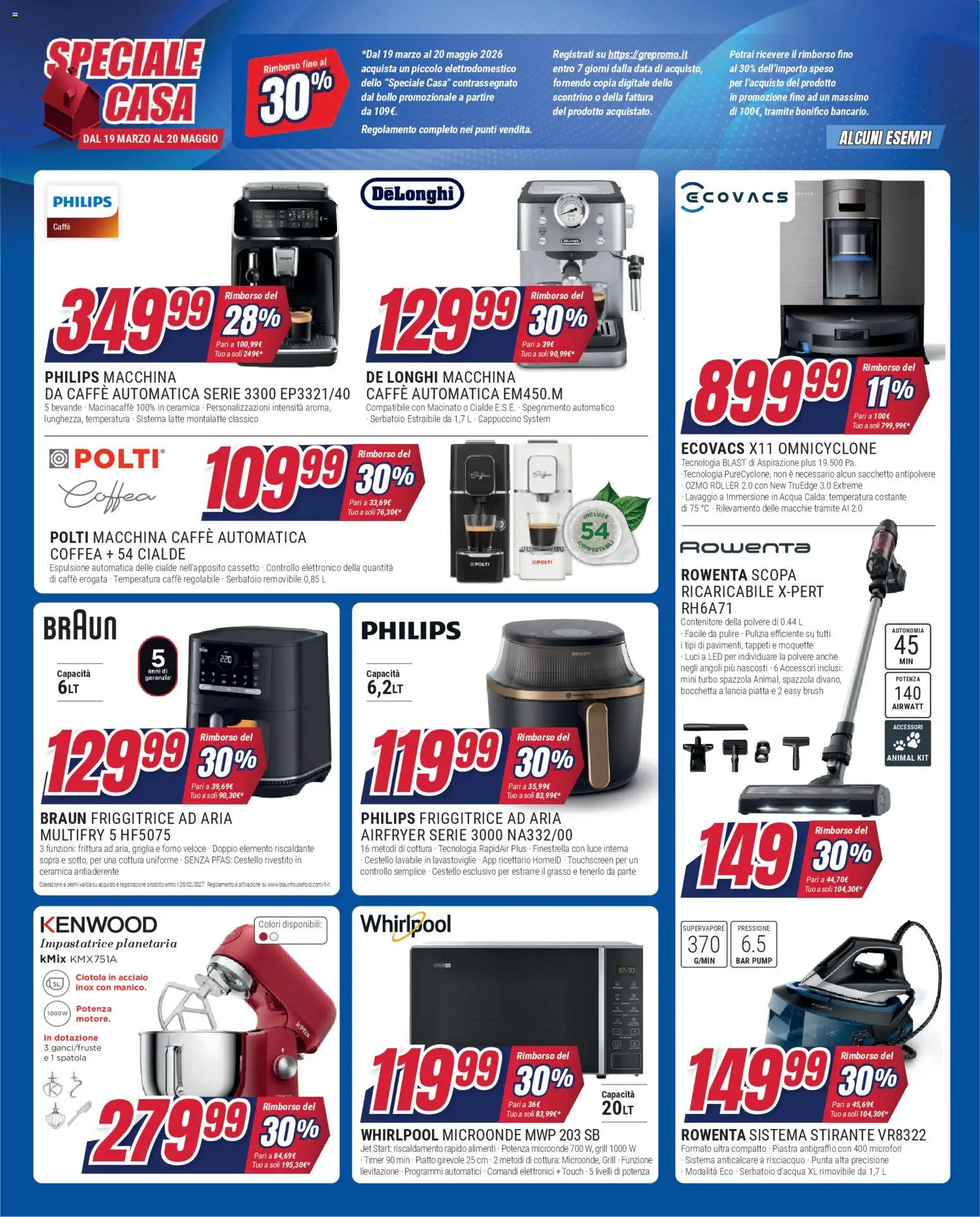 Volantino Trony del 28.04.2026 | Pagina: 23 | Prodotti: Caffè, Anticalcare, Scopa, Ciotola