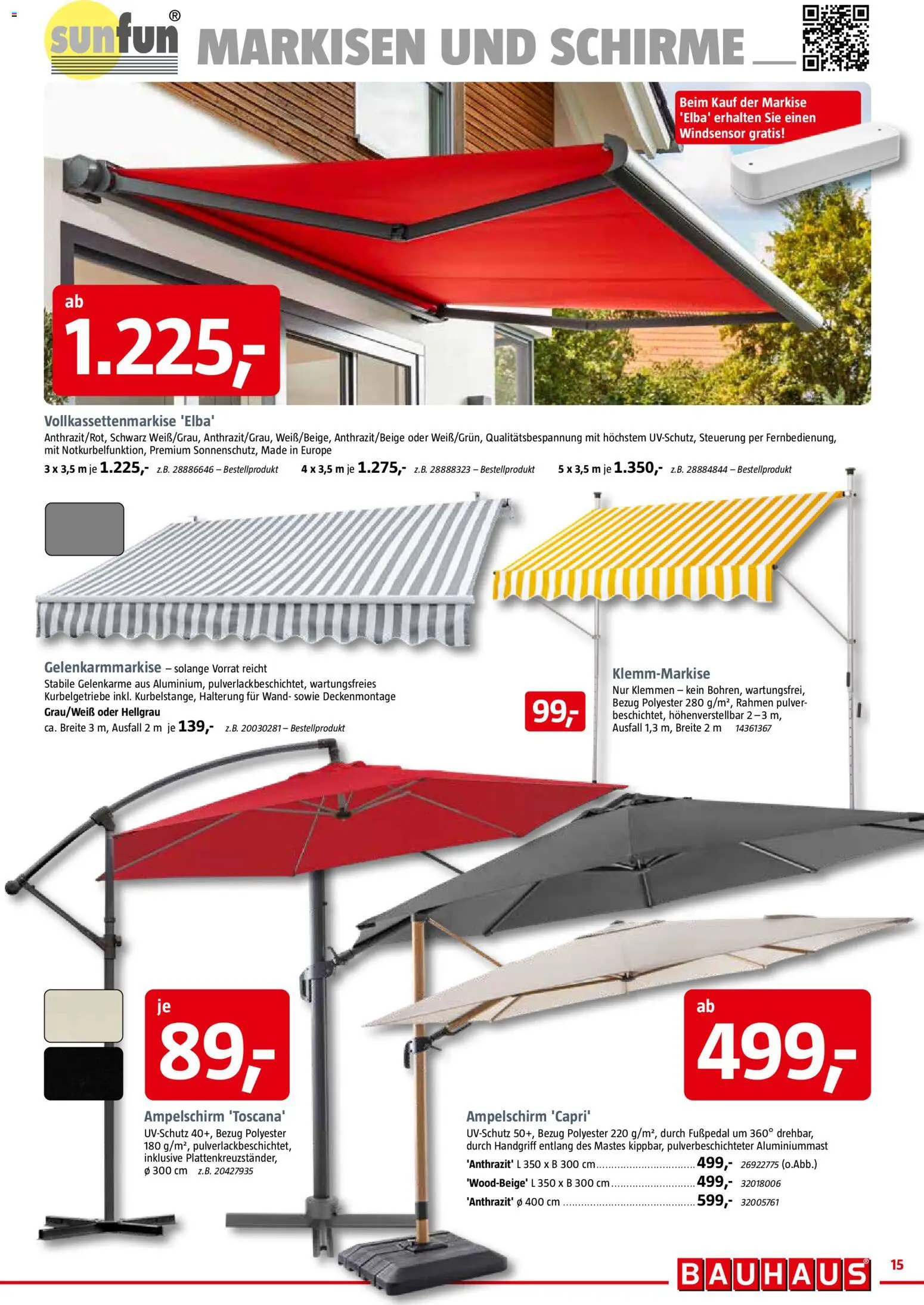 Bauhaus Prospekt 	 – gültig ab 28.03.2026 | Seite: 15