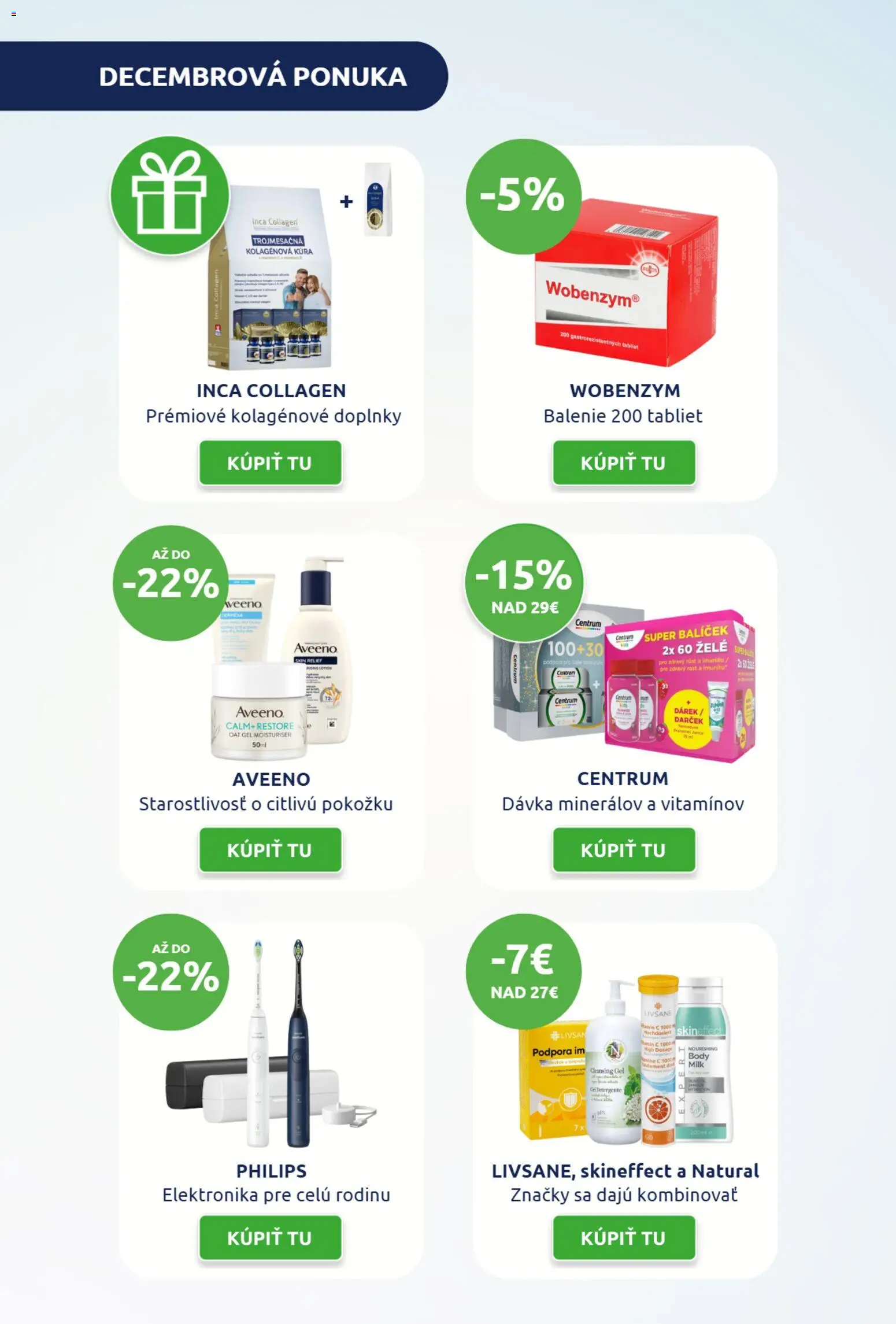 Nové BENU Lekáreň akcie – leták je platný od 01.12.2025 | Strana: 3 | Produkty: Wobenzym