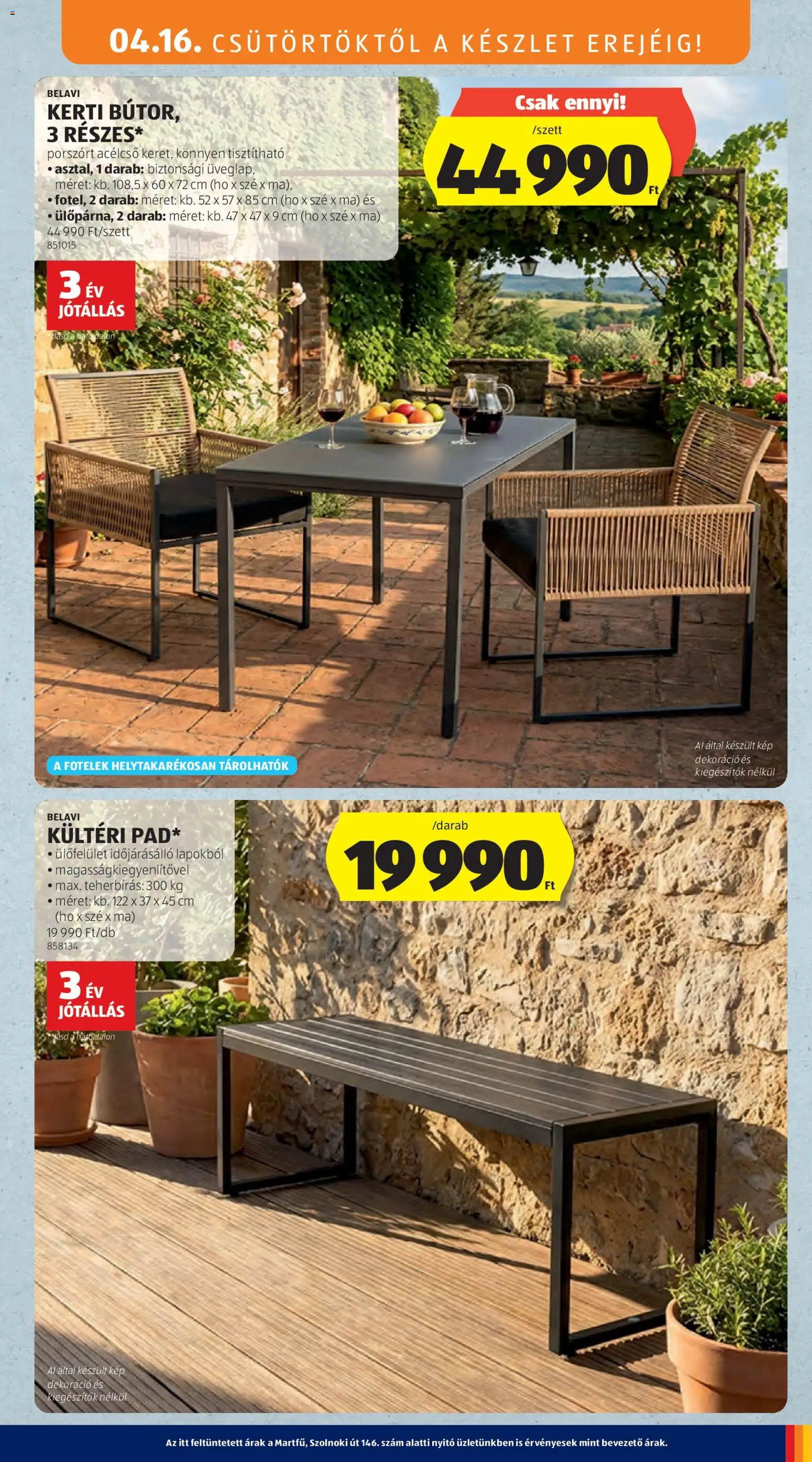 Aldi akciós ujság - amely érvényes a következő dátumtól: 16.04.2026 | Oldal: 27 | Termékek: Fotelek, Dekoráció