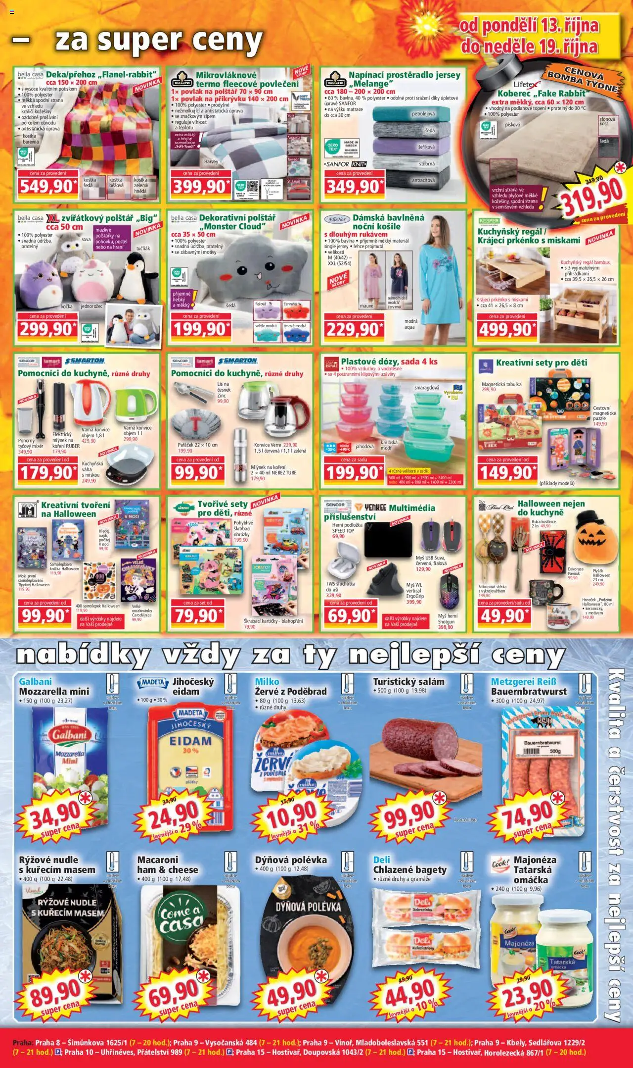 Norma leták od 13.10.2025 | Strana: 3 | Produkty: Tyčový mixér, Knížka, Rýžové nudle, Prostěradlo