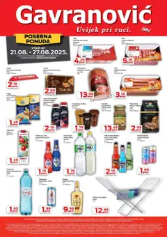 Katalog Gavranović - Pregled kataloga iz trgovine Gavranović, vrijedi od 21.08.2025