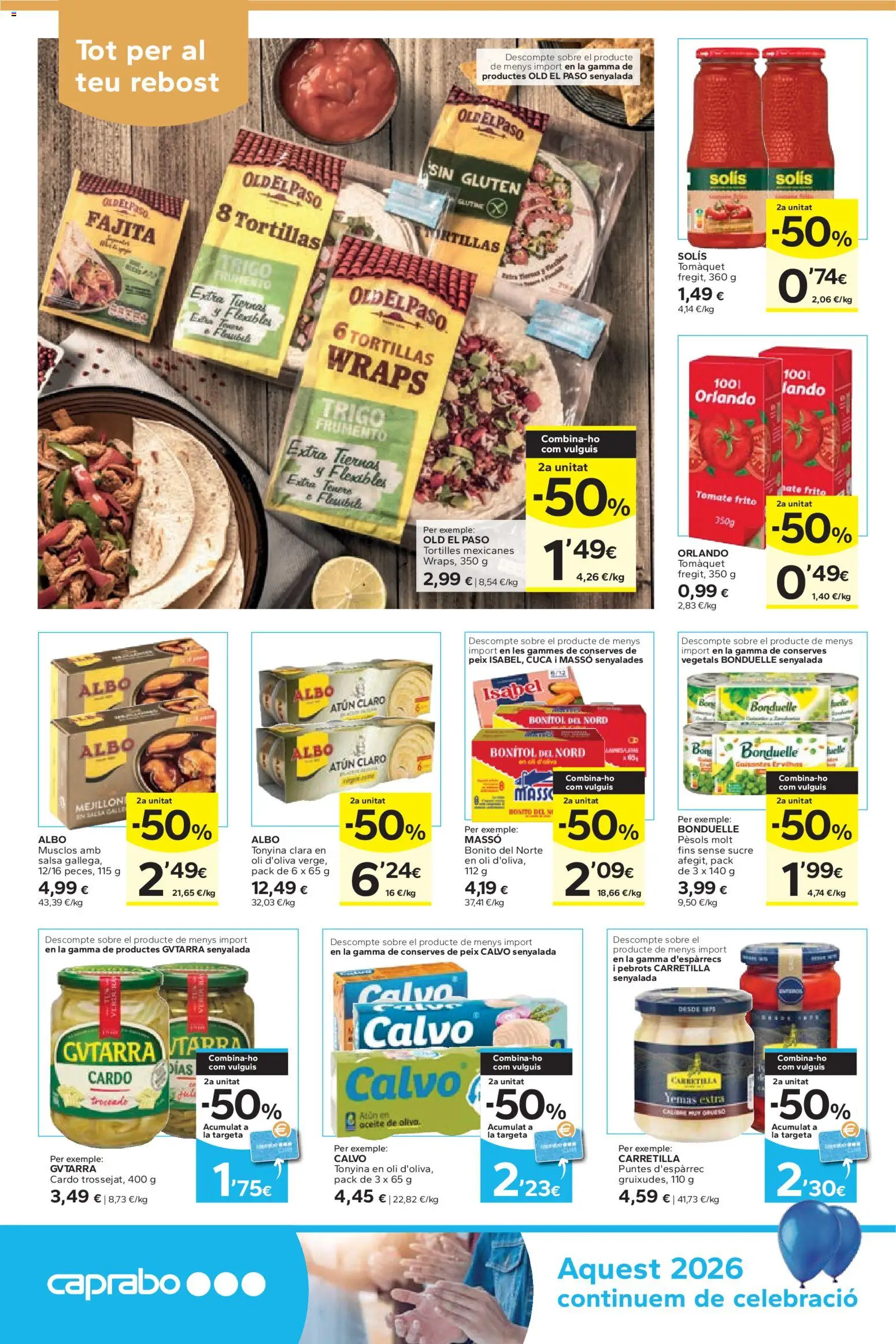 Caprabo folleto │ válido desde el 26.02.2026 | Página: 16 | Productos: Aceite, Atún claro