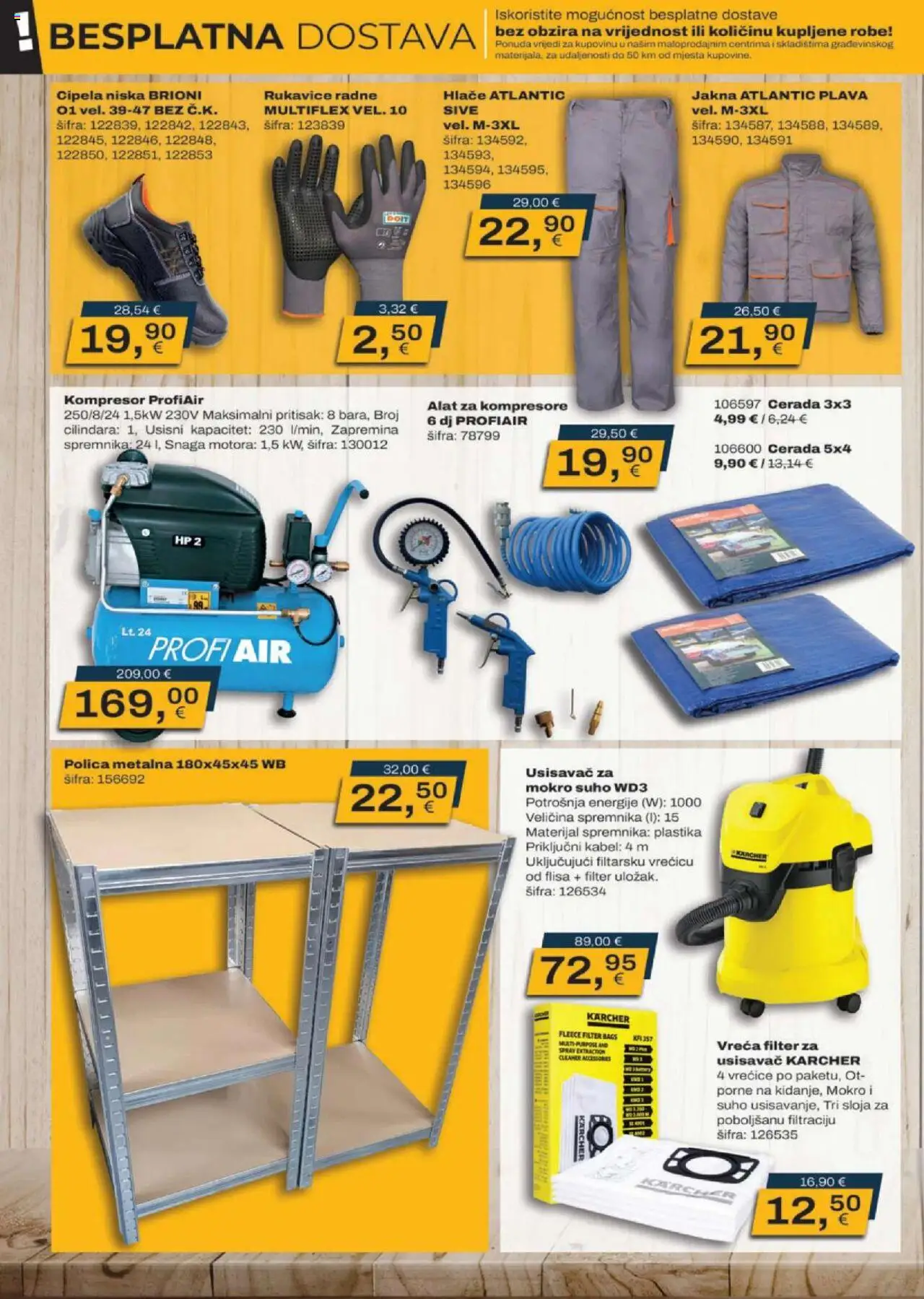 Vinkoprom katalog | vrijedi od 08.09.2025 | Stranica: 10 | Proizvodi: Usisavač, Alat, Rukavice, Kärcher