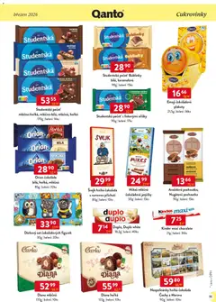 Náhled letáku Astur & Qanto leták - Velkoobchod 03/2026 od 01.03.2026 | Strana: 91 | Produkty: Čokoláda, Oříšky, Studentská pečeť, Kinder