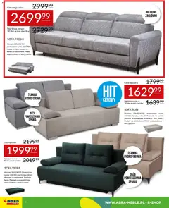 Pogląd oferty "Abra meble gazetka" - ważna od 01.04.2026 | Strona: 8 | Produkty: Sofa