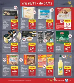 Aldi folder week 47 - Voorbeeld van een folder van Aldi, geldig van 24.11.2025 | Pagina: 25 | Producten: Snoepjes, Koekjes, Citroen, Chocolade