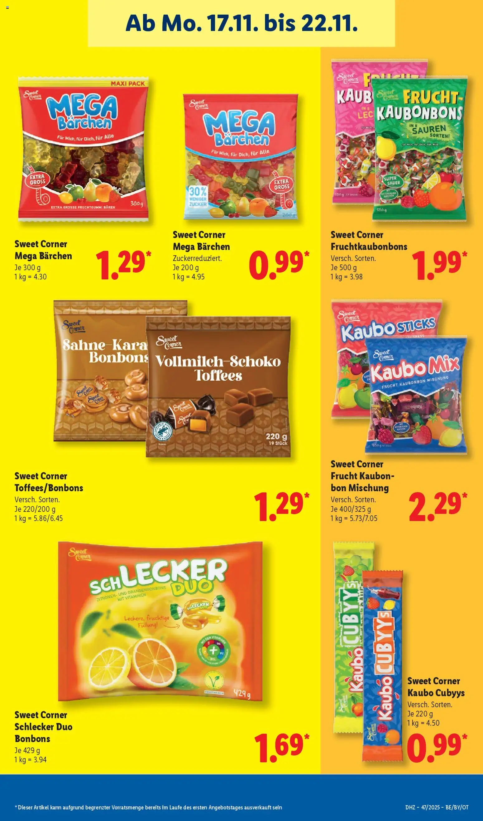 Lidl Prospekt Zossen – gültig ab 17.11.2025 | Seite: 29 | Produkte: Zucker, Maus, Zitronen