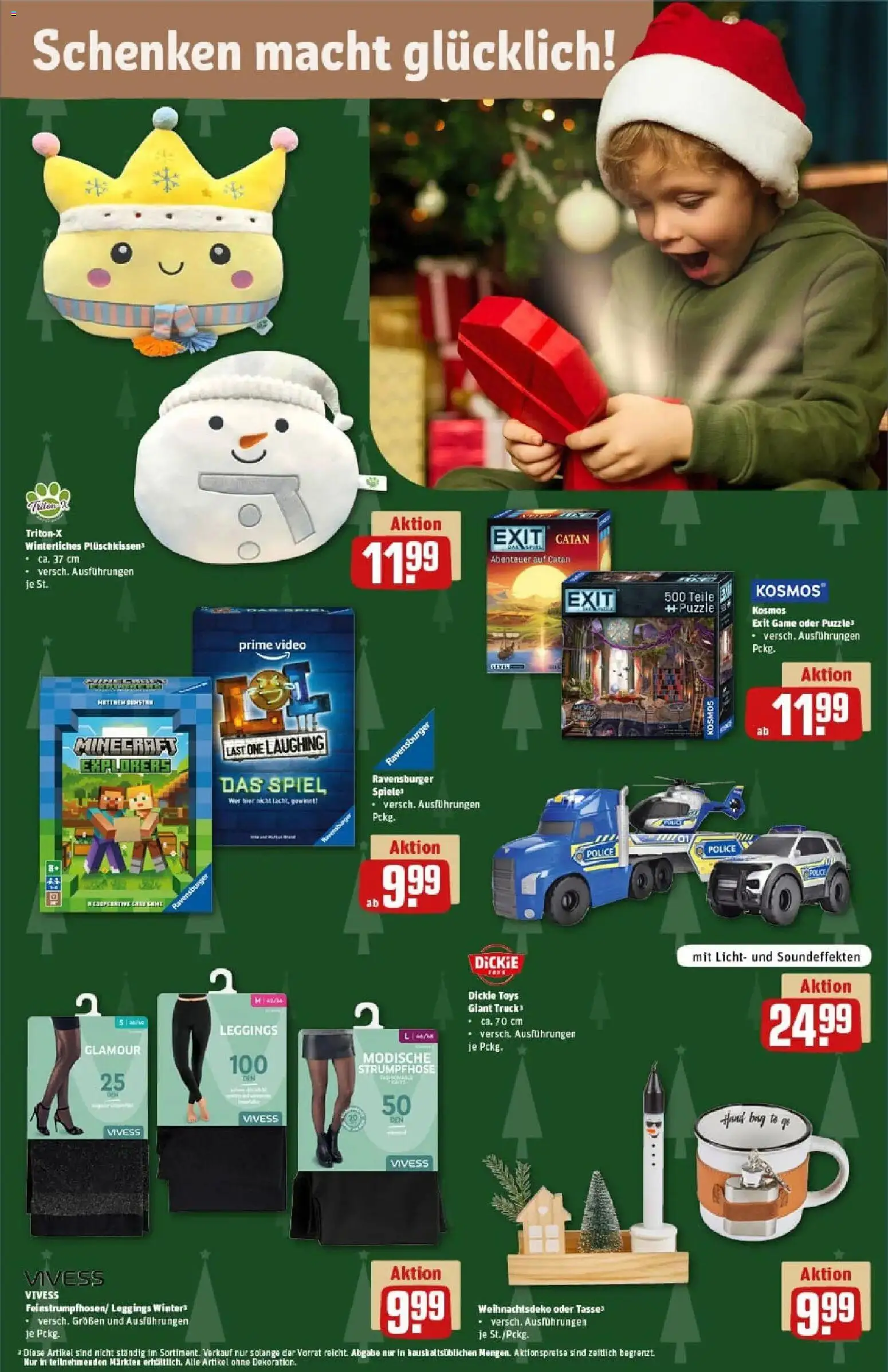 Rewe prospekt Lutherstadt Eisleben	 – gültig ab 01.12.2025 | Seite: 28 | Produkte: Spiel, Leggings, Strumpfhose, Video