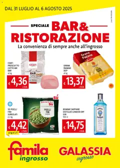 Anteprima del volantino Famila Bar & Ristorazione catalogo valido a partire dal 31.07.2025