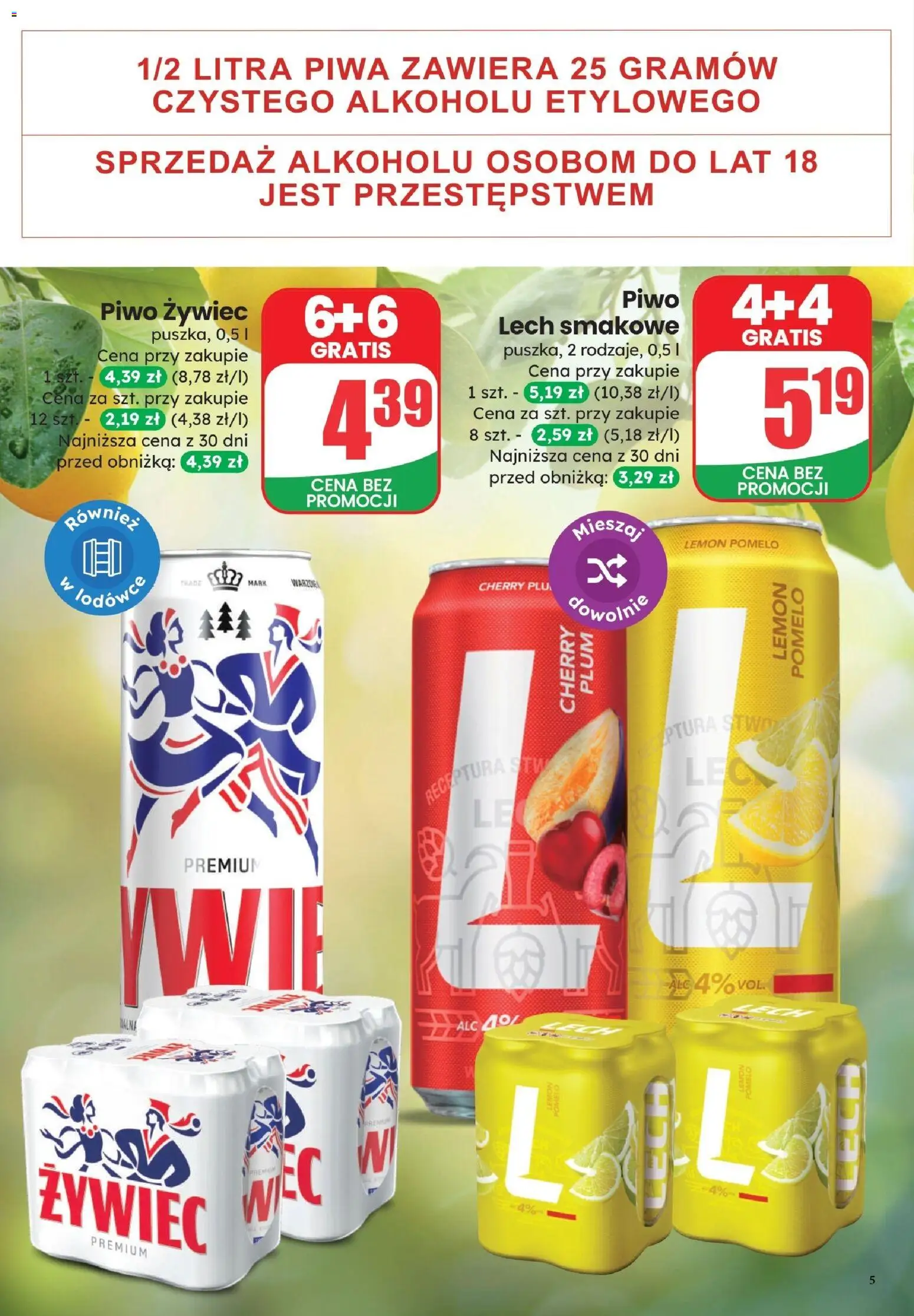 Dino gazetka - Czas na majówkę od 29.04.2026 | Strona: 5 | Produkty: Pomelo, Piwo