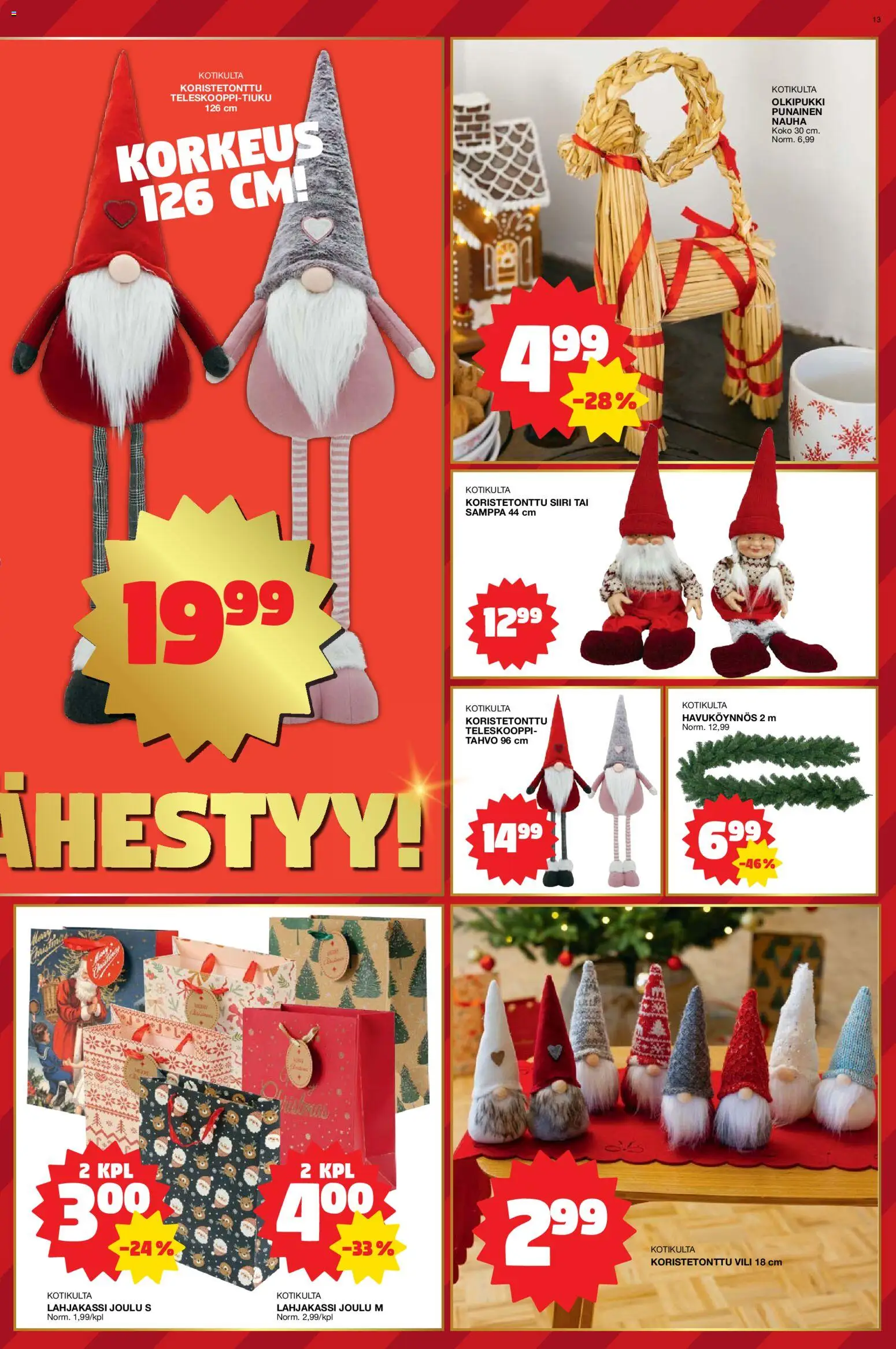 Tokmanni tarjoukset – voimassa 03.11.2025 alkaen | Sivu: 13 | Tuotteet: Nauha