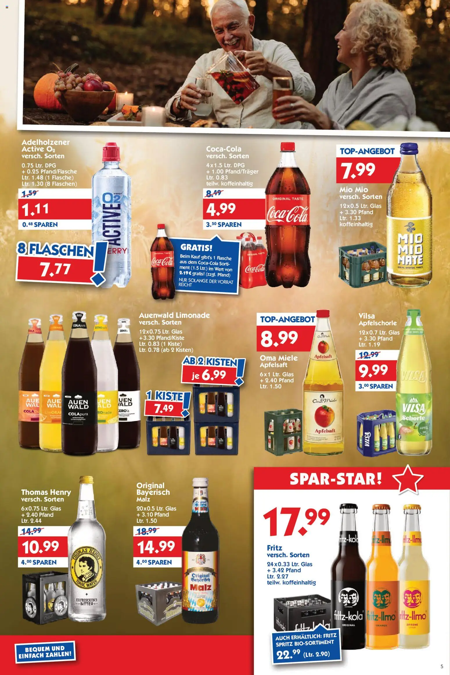 HOL’AB! Prospekt 	 – gültig ab 17.11.2025 | Seite: 5 | Produkte: Miele, Adelholzener, Äpfel, Apfelsaft