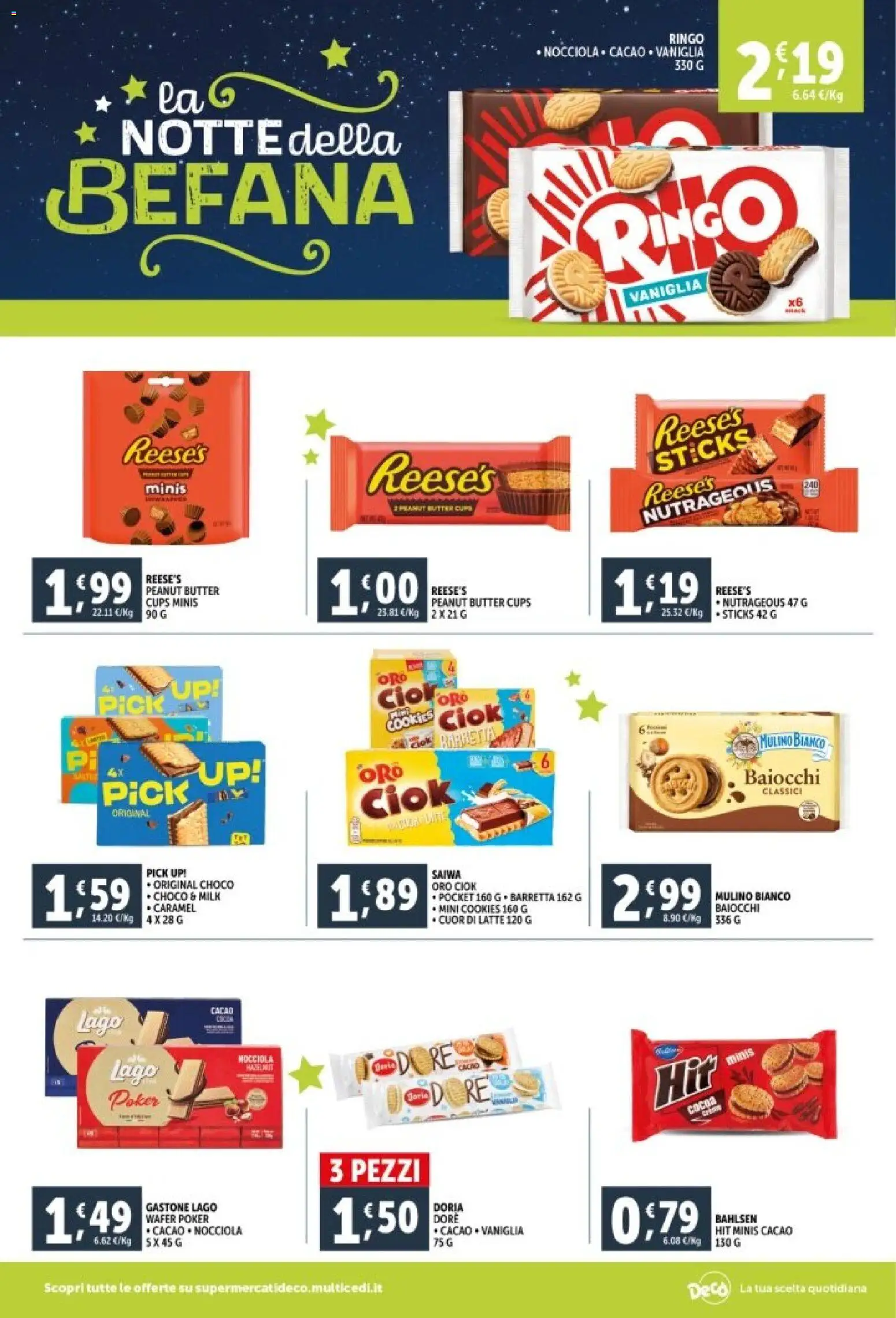 Volantino Decò del 29.12.2025 | Pagina: 14 | Prodotti: Latte, Barretta, Cacao