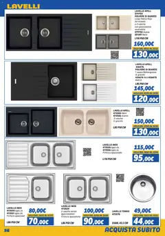 Anteprima del volantino Orizzonte Elettrodomestici catalogo valido a partire dal 01.11.2025 | Pagina: 56 | Prodotti: Lavello