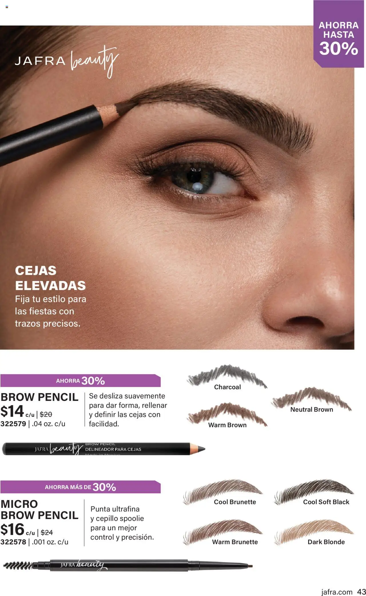 JAFRA folleto │ válido desde el 01.10.2025 | Página: 43 | Productos: Cepillo, Delineador