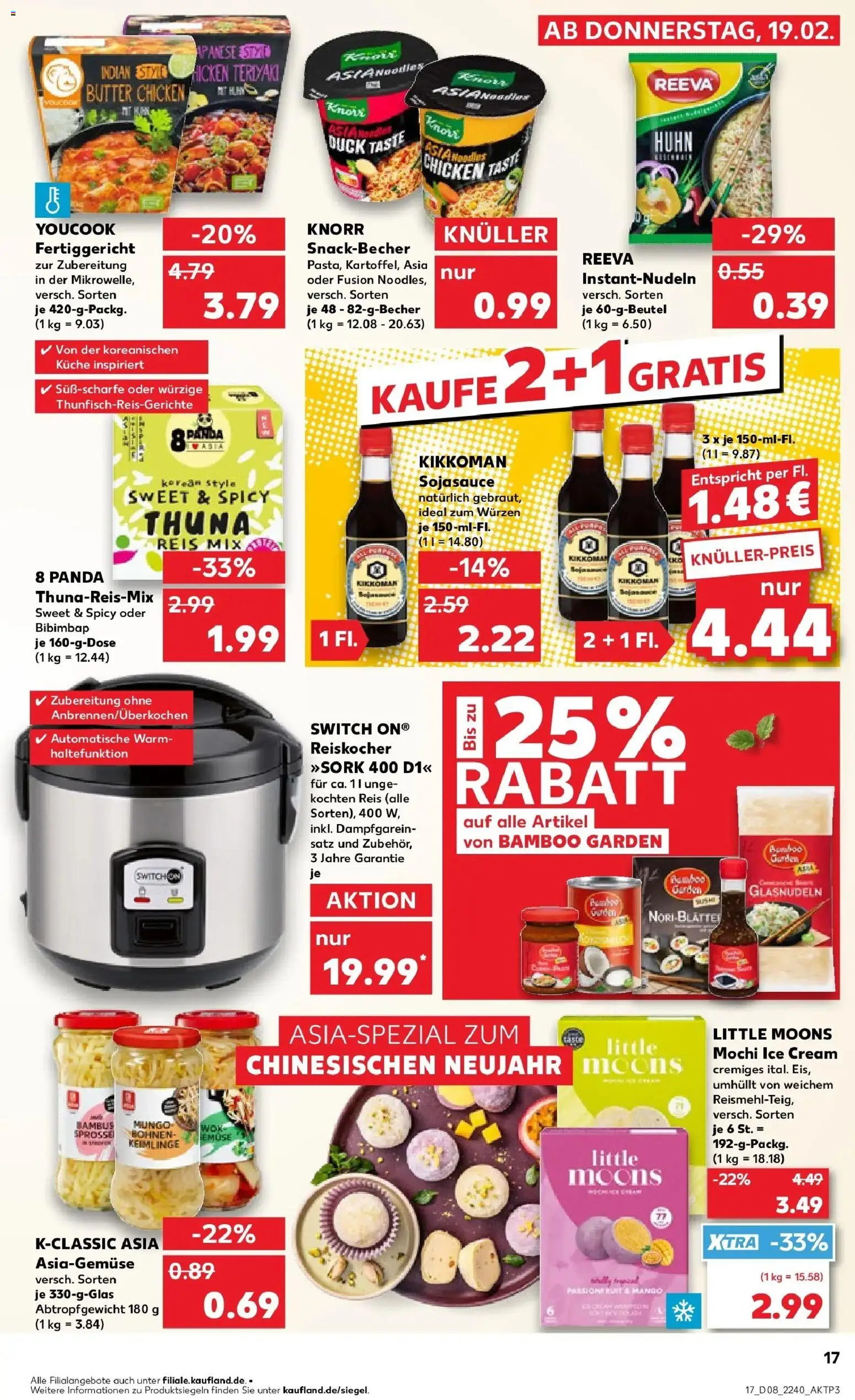 Kaufland prospekt Backnang	 – gültig ab 19.02.2026 | Seite: 25 | Produkte: Youcook, Butter, Mango, Mochi