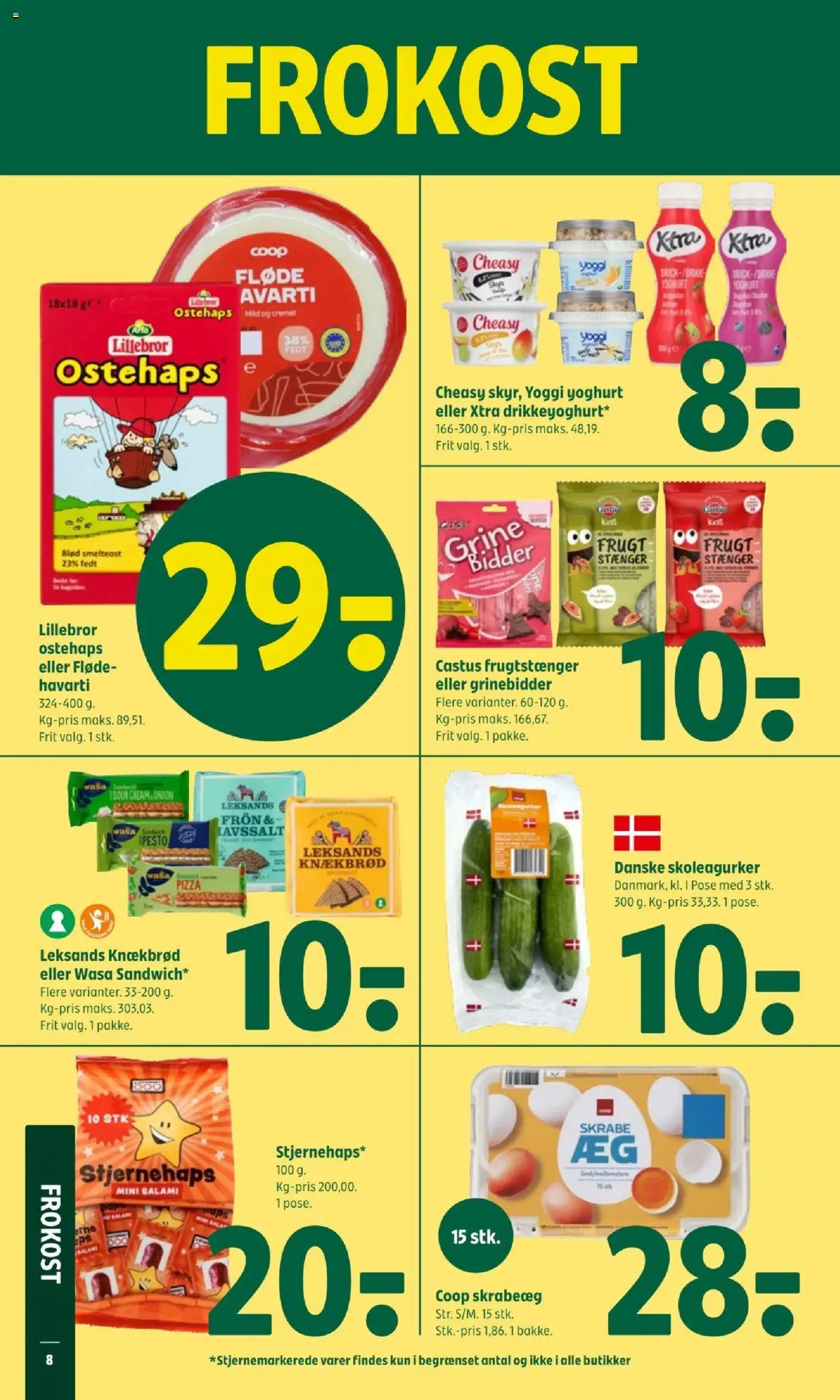 Coop 365 Tilbudsavis gyldig fra 07.08.2025 | Side: 10 | Produkter: Salami, Fløde, Knækbrød, Ostehaps