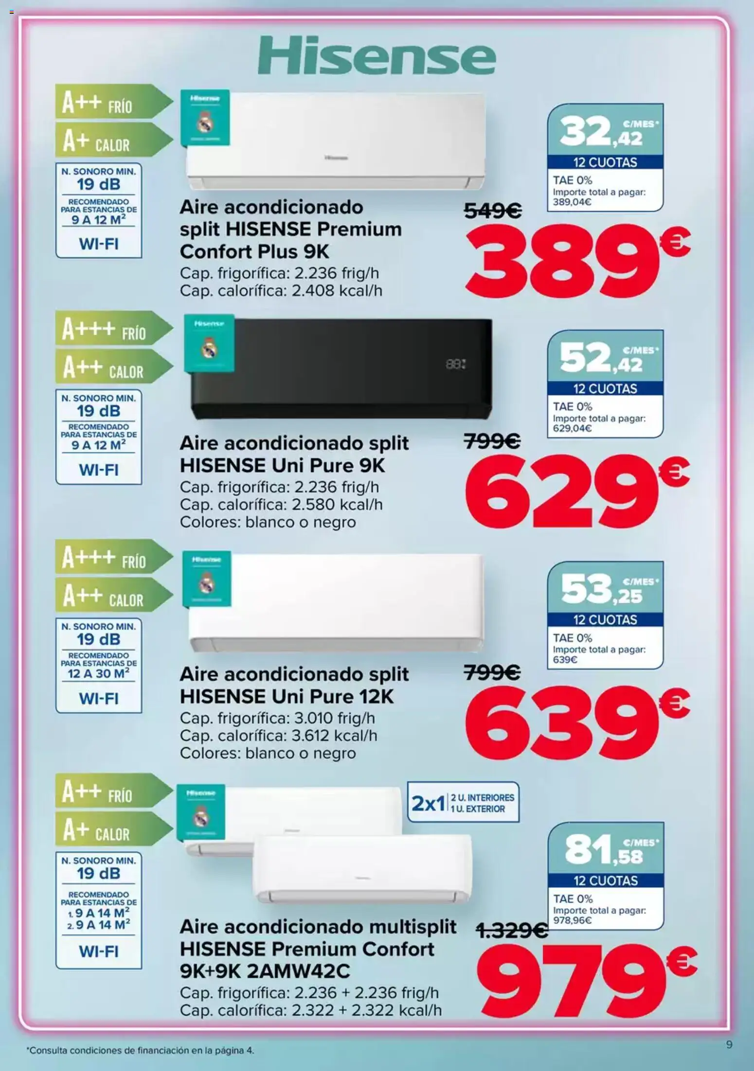 Carrefour Aire Acondicionado │ válido desde el 28.04.2026 | Página: 9 | Productos: Aire acondicionado