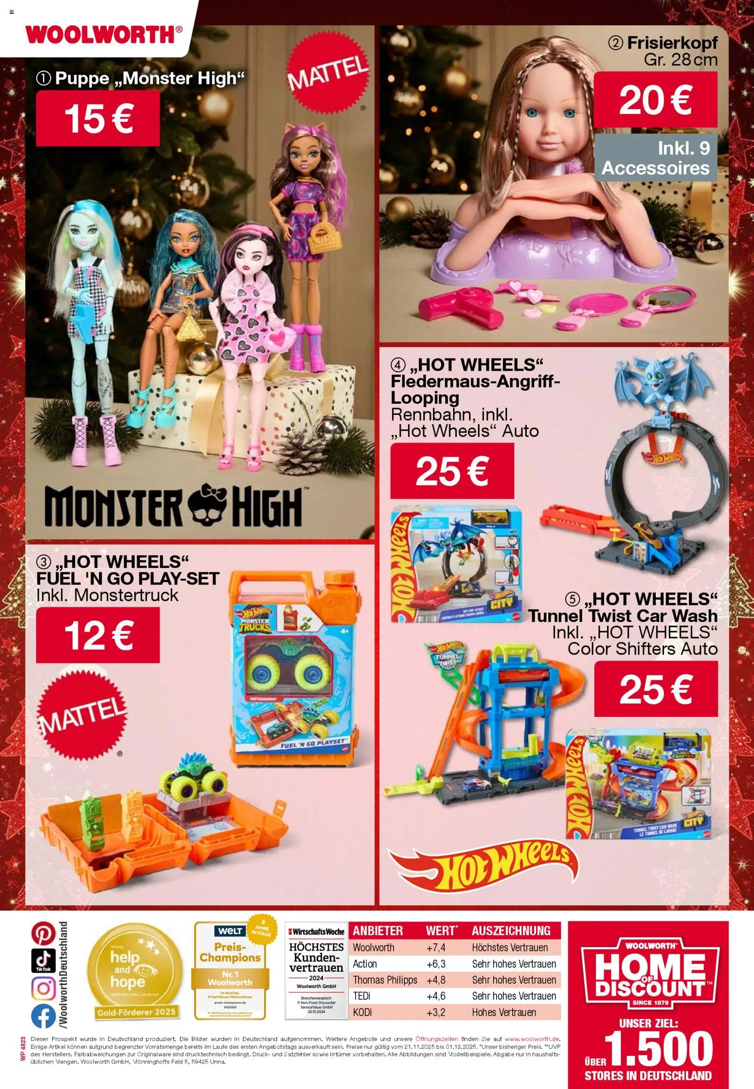 Woolworth Prospekt 	 – gültig ab 21.11.2025 | Seite: 16 | Produkte: Monster, Bilder
