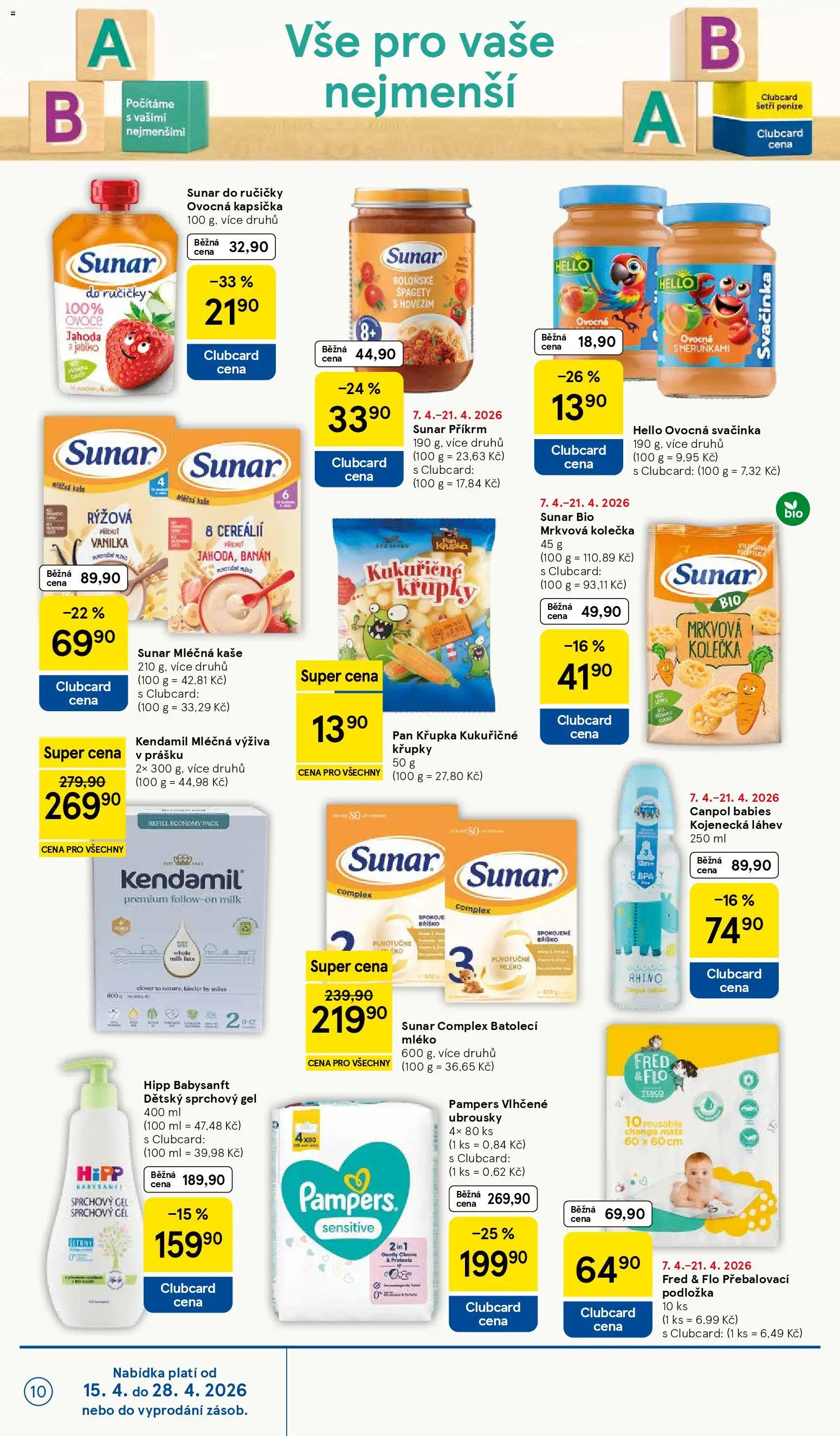 Tesco leták - Supermarket od 15.04.2026 | Strana: 10