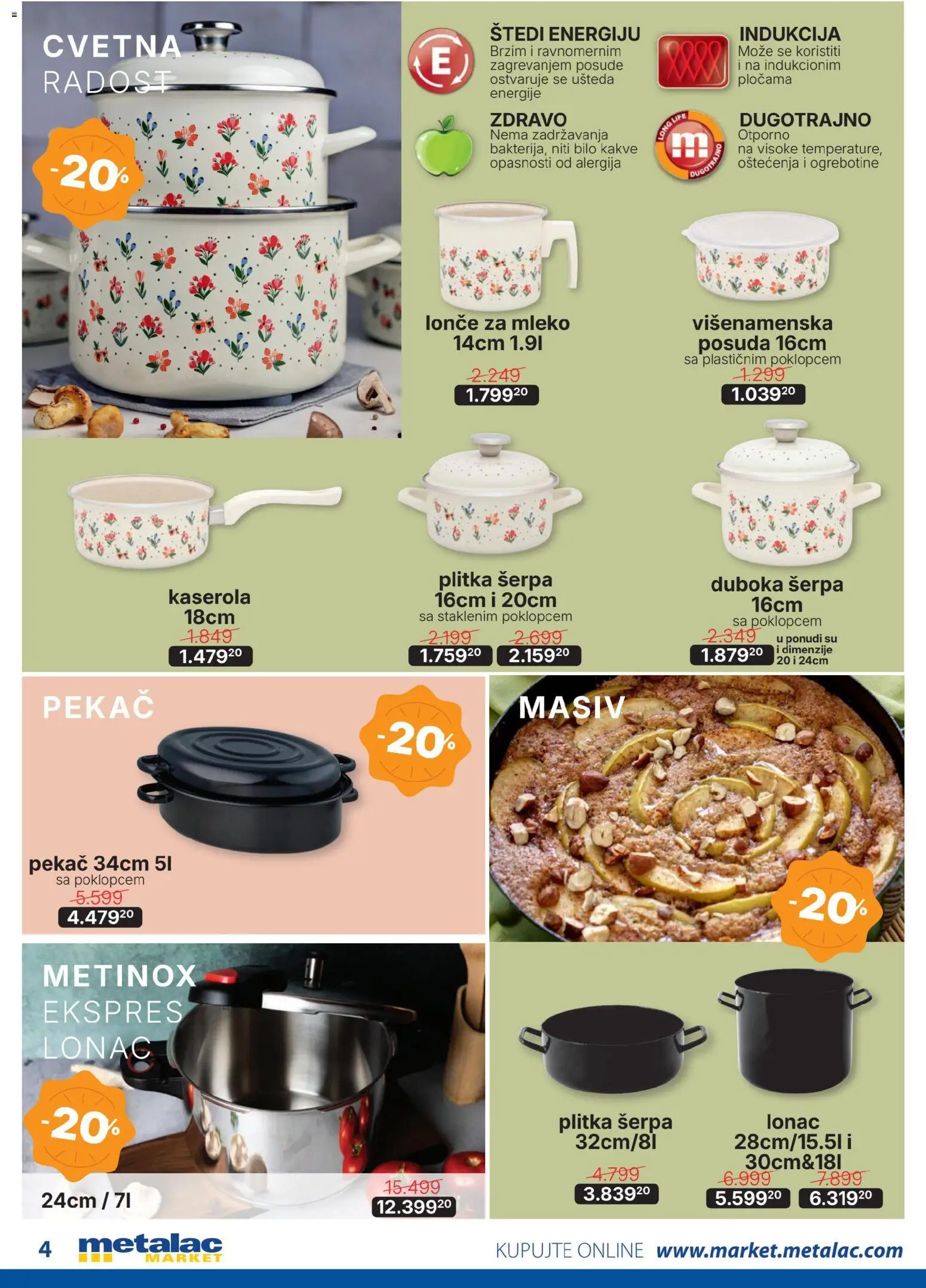 Metalac Market katalog - važi od 01.12.2025 | Strana: 4 | Proizvode: Mleko, Pekač