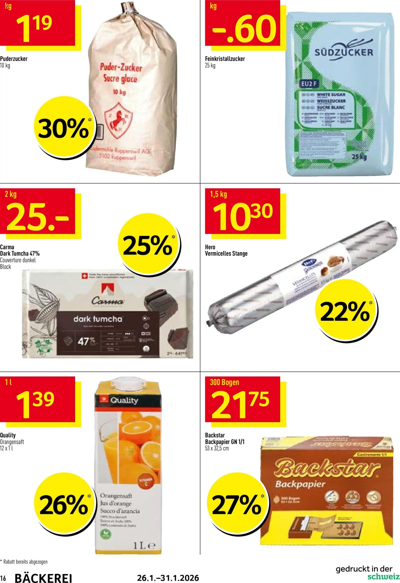 Prodega Aktionen Bäckerei – gültig ab 26.01.2026 | Seite: 16