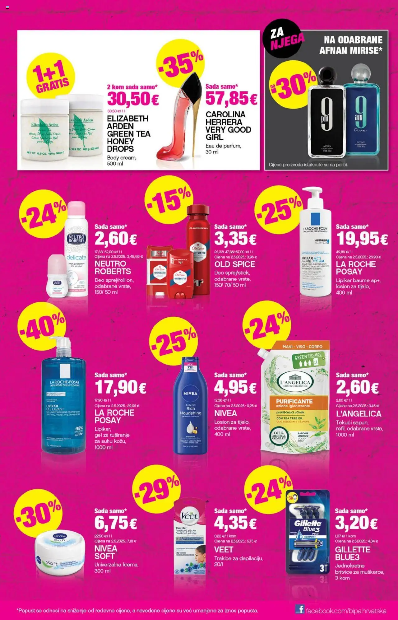 Bipa katalog | vrijedi od 02.10.2025 | Stranica: 5 | Proizvodi: Gel za tuširanje, Nivea, Old Spice, L'Angelica