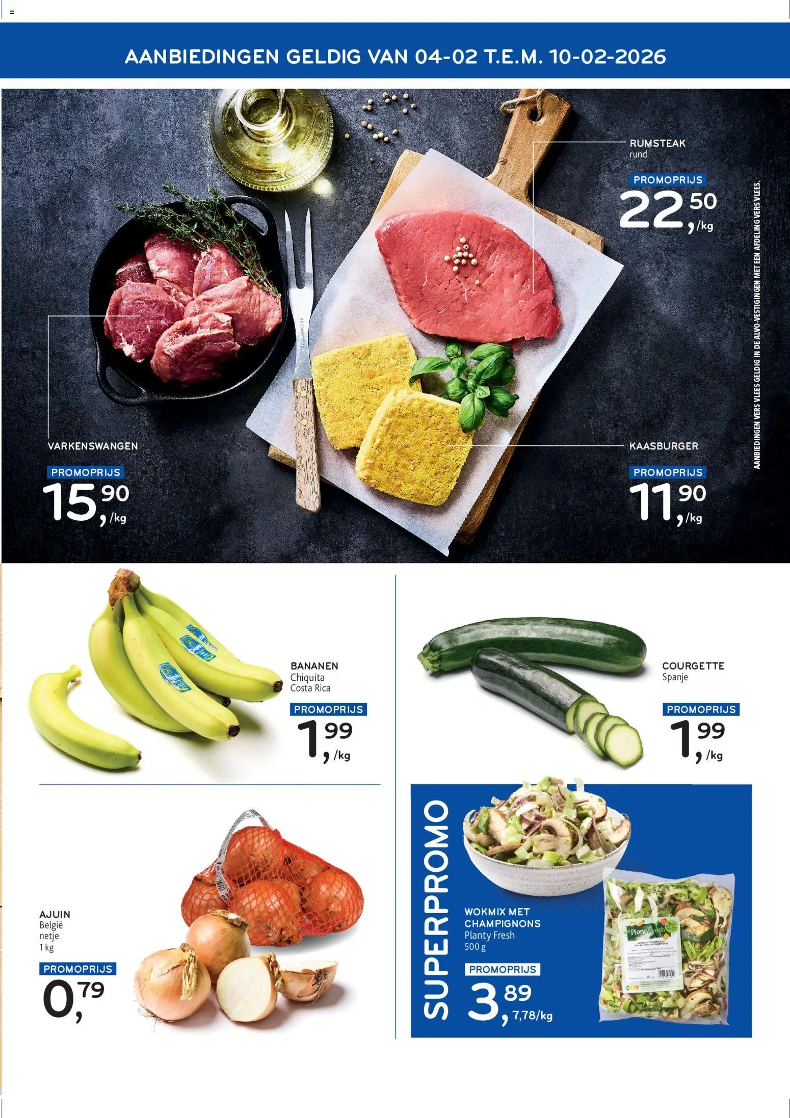 {H1} | Pagina: 5 | Producten: Bananen, Sós kalács, Courgette