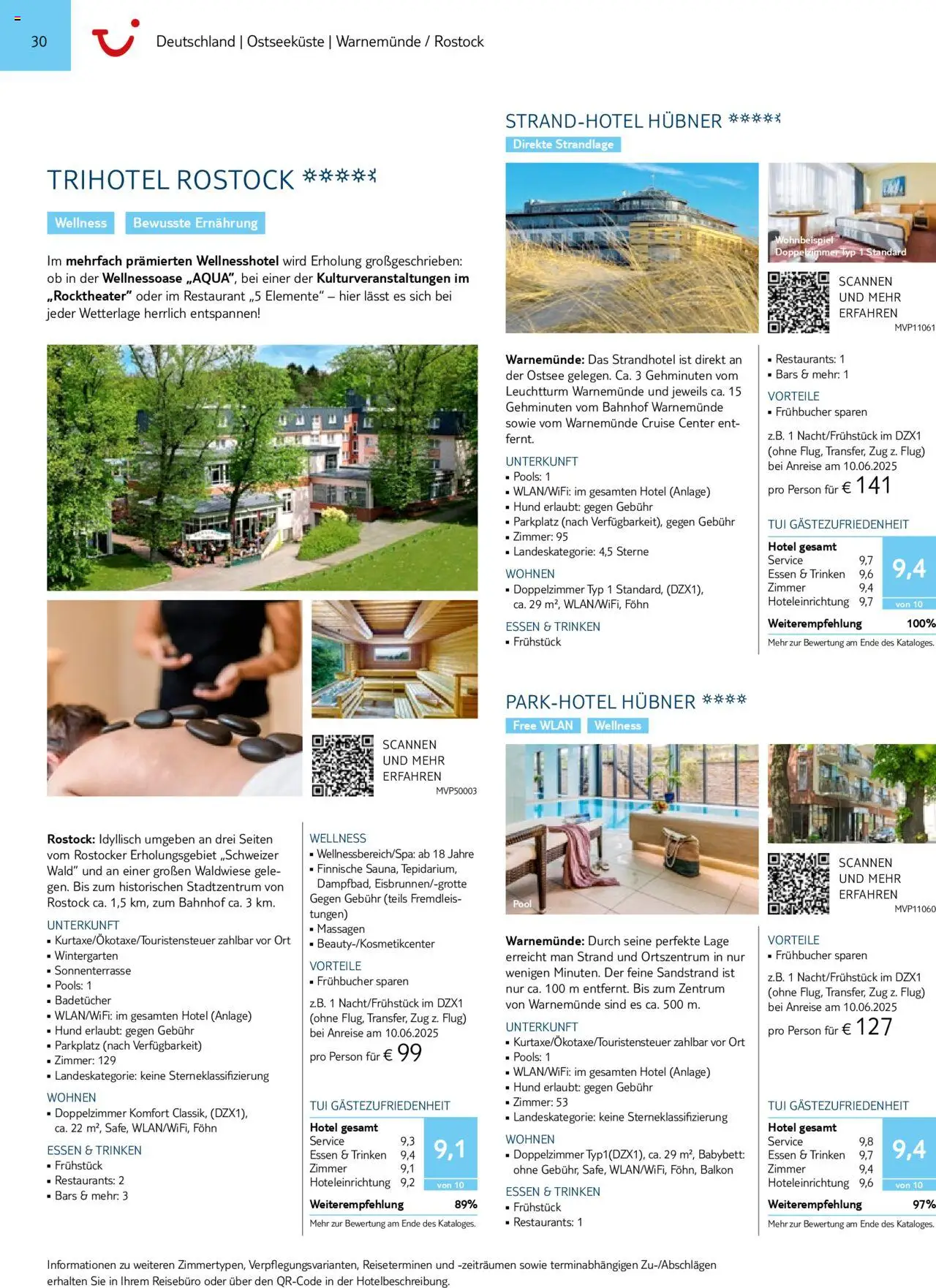 TUI Prospekt 	 – gültig ab 01.11.2024 | Seite: 30 | Produkte: Babybett, Föhn