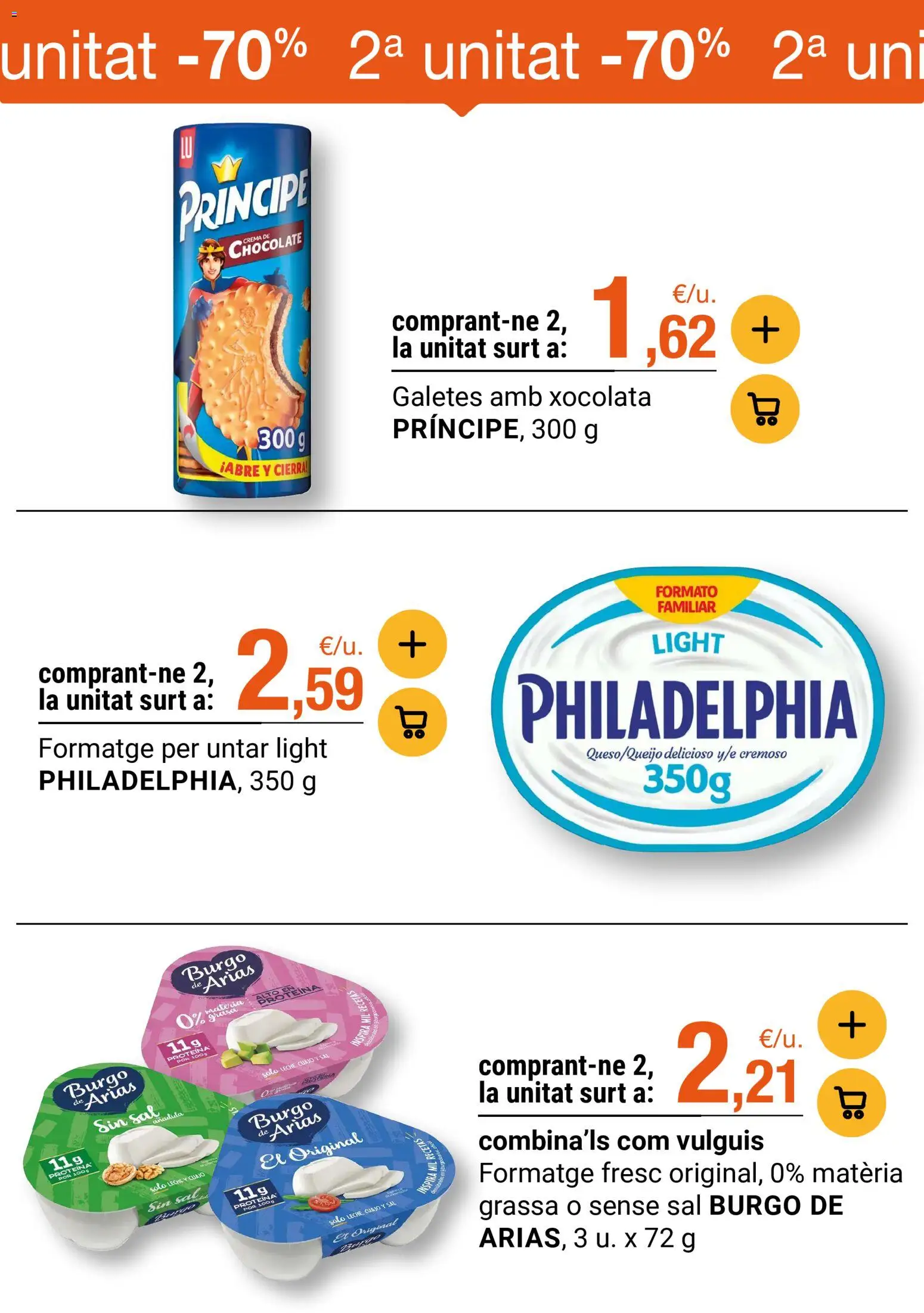 Bonpreu folleto │ válido desde el 08.04.2026 | Página: 4 | Productos: Leche, Chocolate, Crema