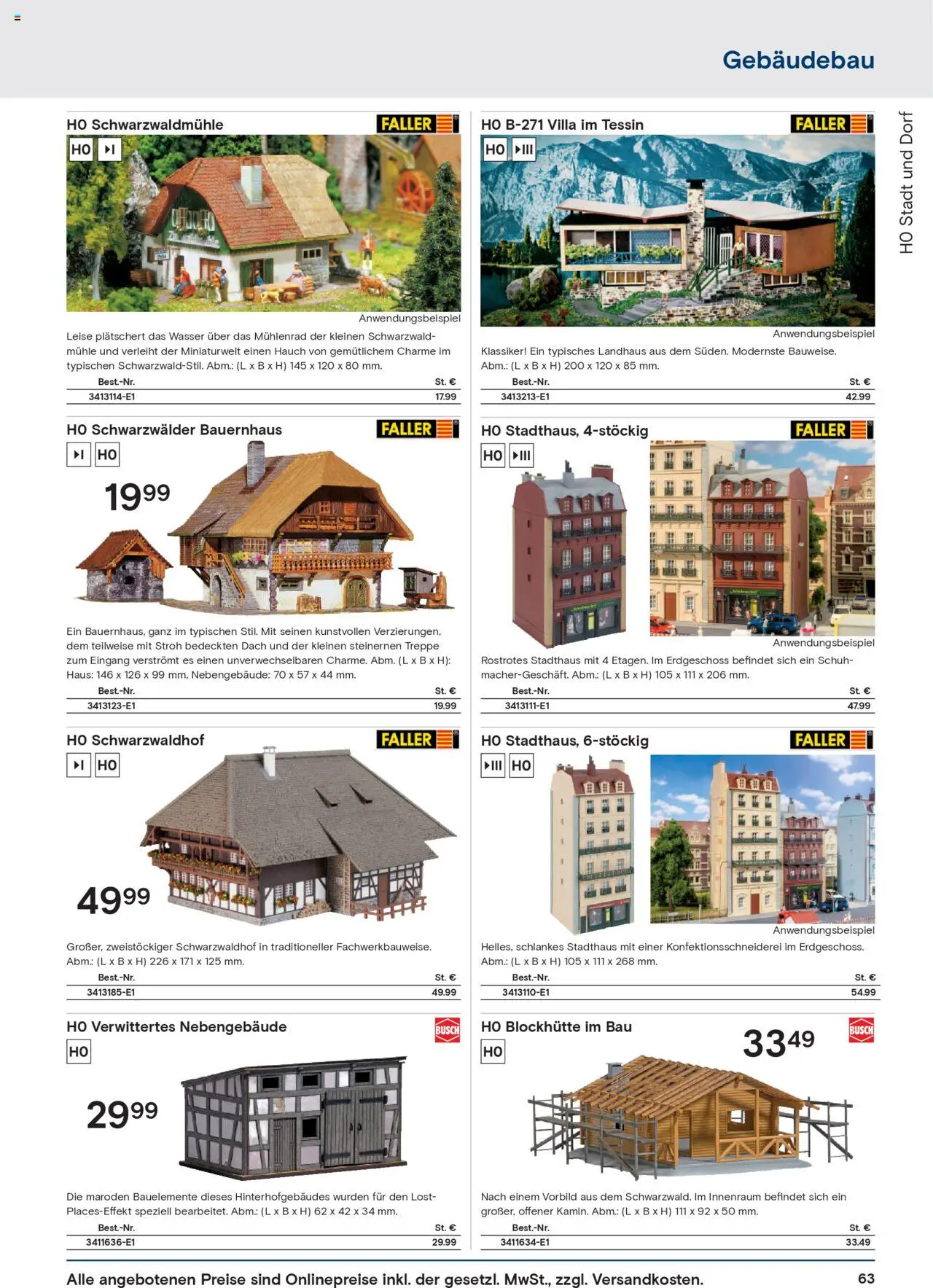 Conrad  Modellbahn Katalog – gültig ab 25.08.2025 | Seite: 65 | Produkte: Mühle, Wasser