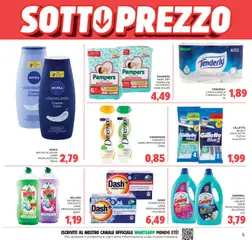 Anteprima del volantino Eté volantino valido a partire dal 17.04.2026 | Pagina: 5 | Prodotti: Shampoo, Pannolini, Detersivo per piatti, Latte