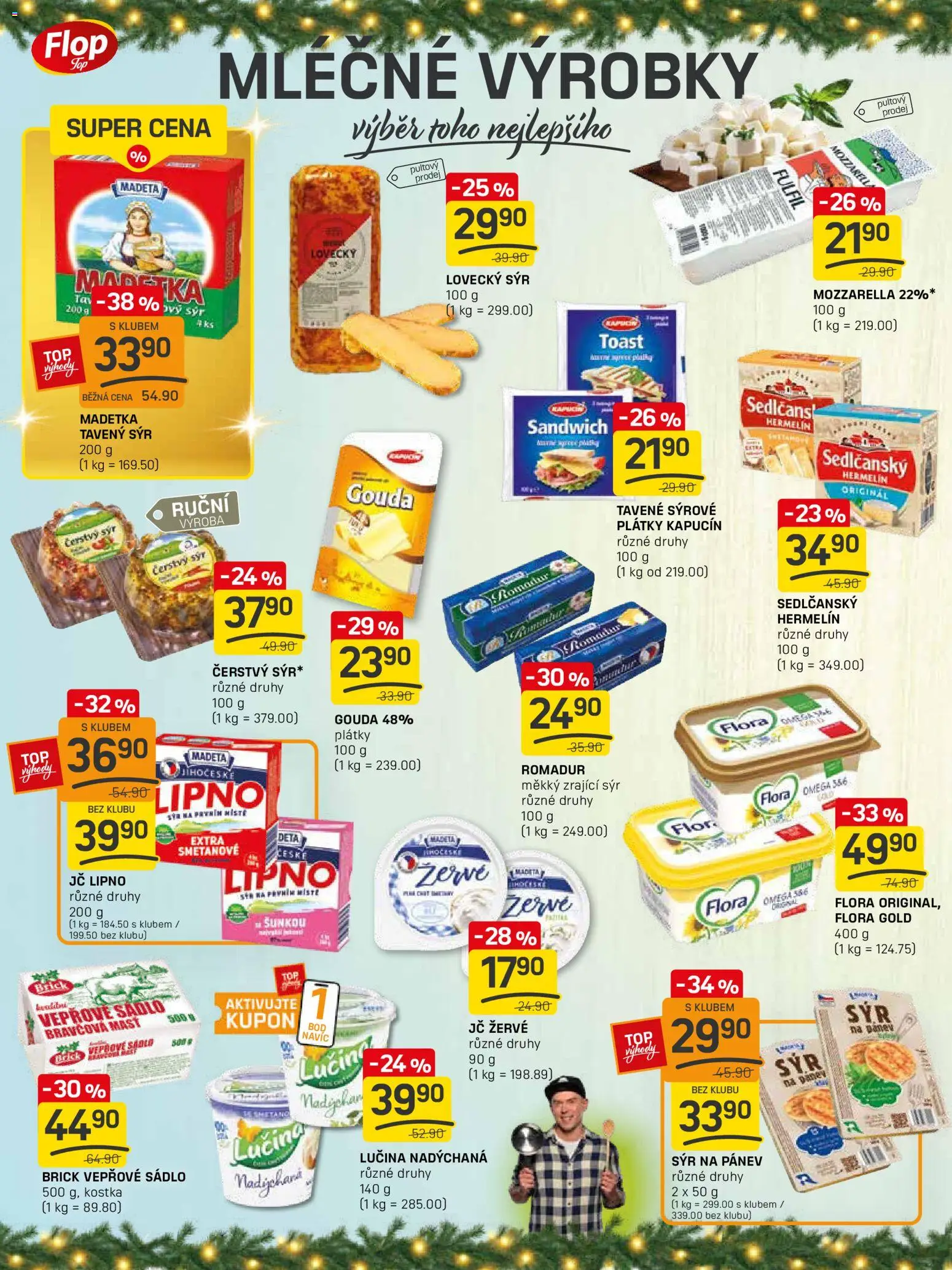 Flop leták - FlopTop od 17.12.2025 | Strana: 4 | Produkty: Sádlo, Lučina, Žervé, Flora gold