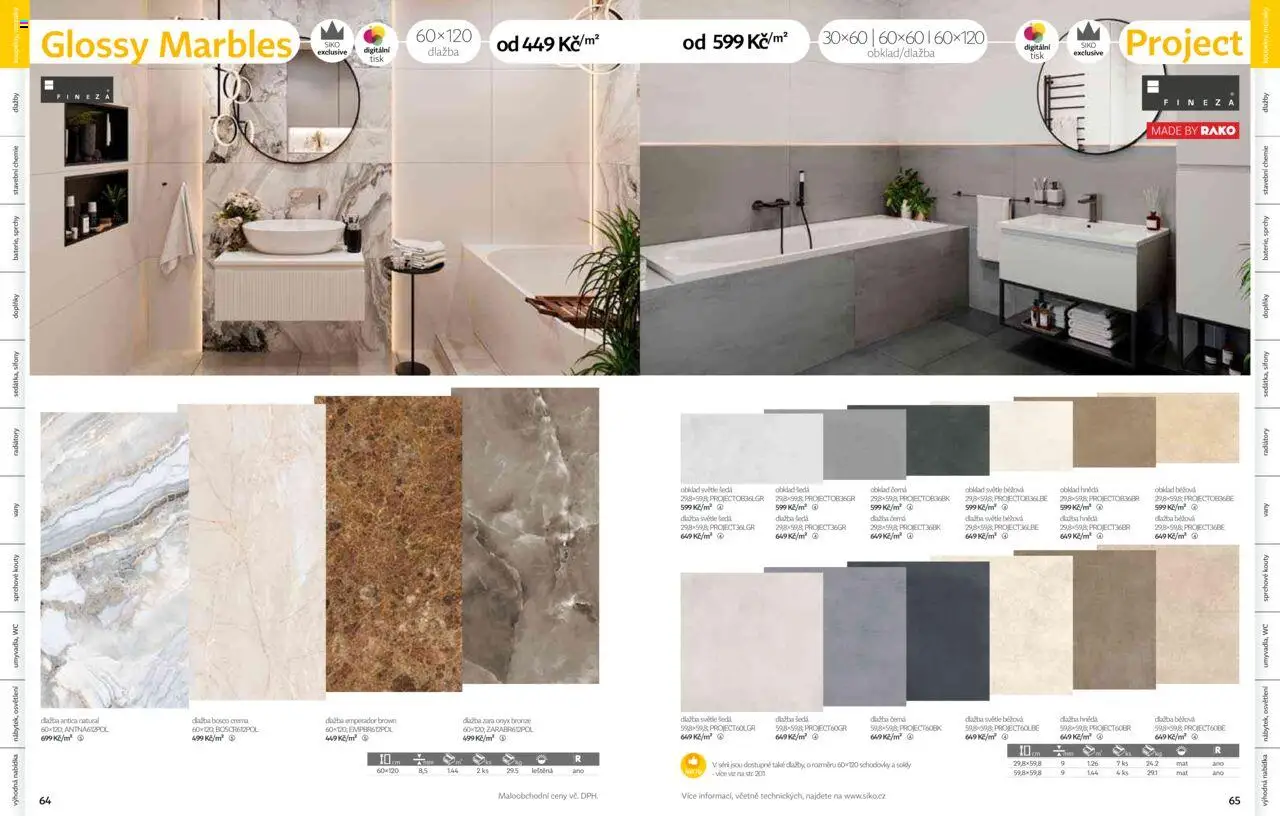 Siko koupelny katalog Koupelny 2025/2026 od 14.10.2025 | Strana: 33 | Produkty: Dlažba, Crema, Wc