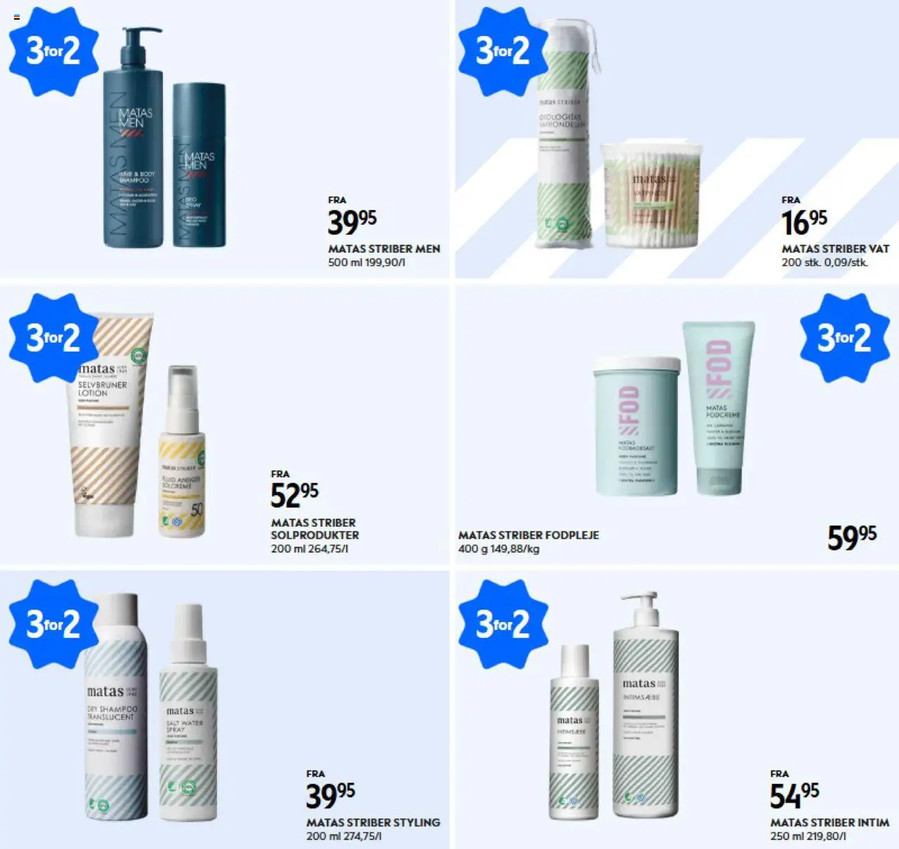 Matas Tilbudsavis gyldig fra 21.08.2025 | Side: 10 | Produkter: Shampoo, Solcreme, Salt, Is