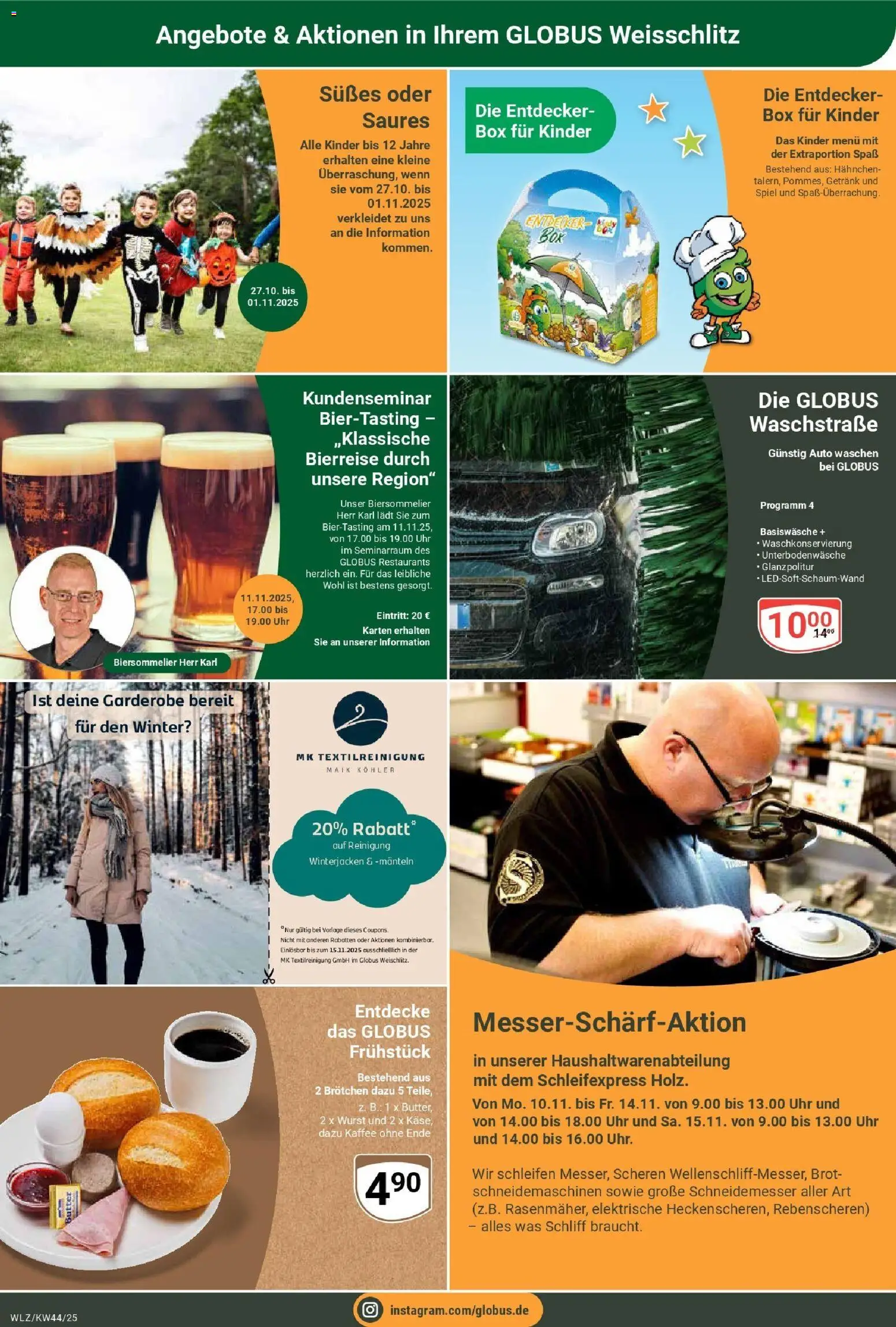 Globus prospekt Weischlitz	 – gültig ab 26.10.2025 | Seite: 18 | Produkte: Spiel, Butter, Brot, Uhr