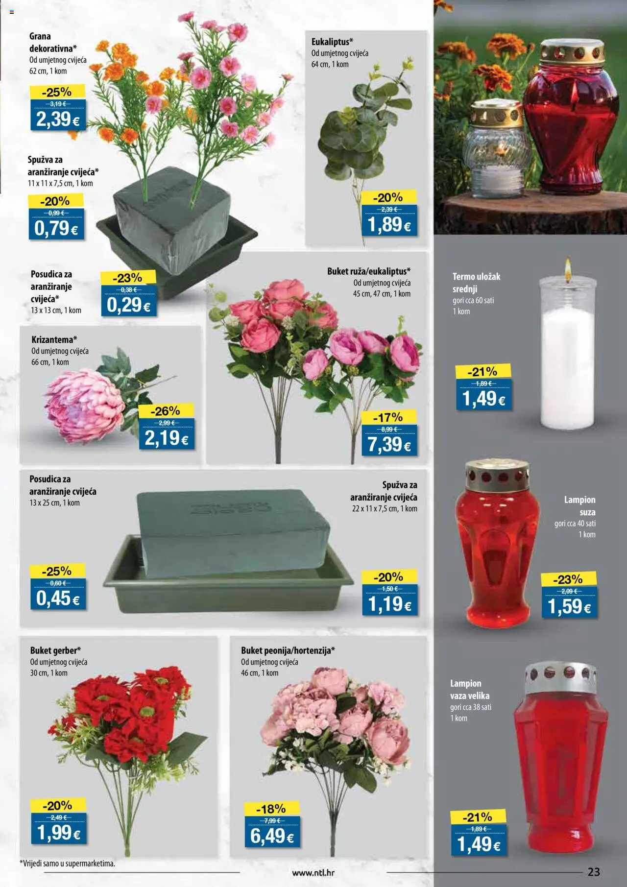 NTL katalog | vrijedi od 08.10.2025 | Stranica: 23 | Proizvodi: Vaza, Spužva, Lampion
