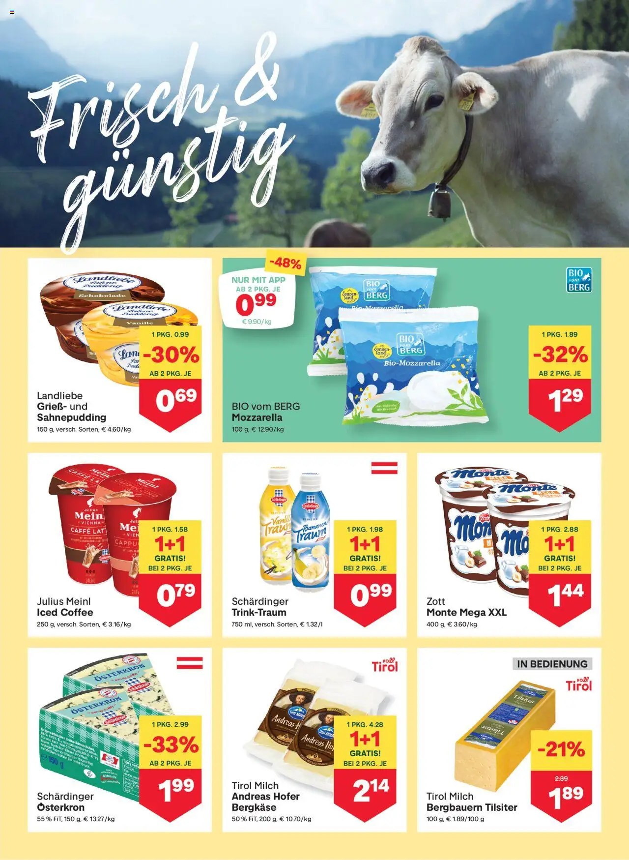 MPREIS Absam gültig ab 09.10.2025 | Seite: 5 | Produkte: Matériel de rangement Fitness, Milch, Schokolade, Bananen